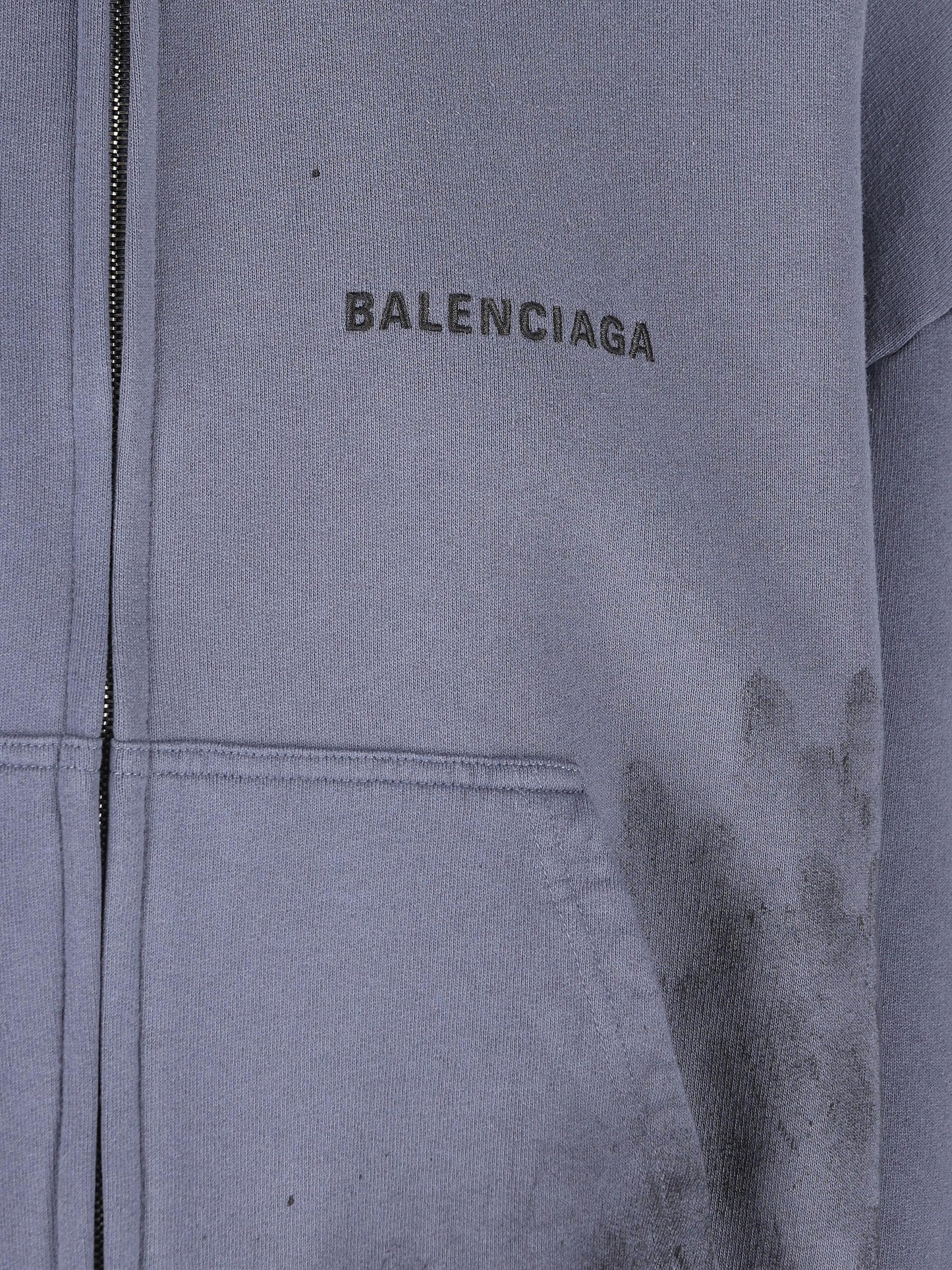 Hoodie Con Zip Balenciaga Back Regular Fit 803264 TTVG13364 BALENCIAGA 
