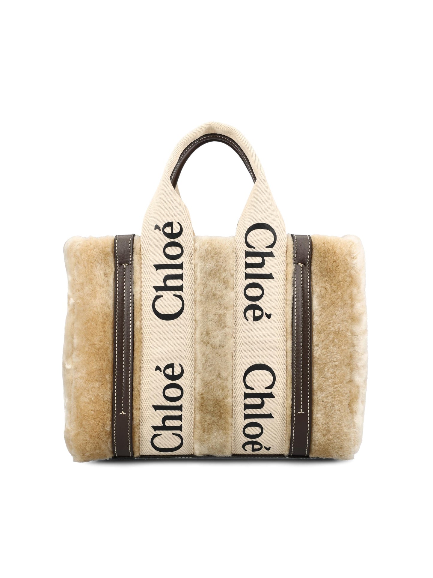 Tote bag realizzata in shearling. CH25WS397Q44 24M CHLOE' 