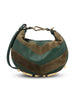 Borsa Fendigraphy hobo in pelle e camoscio. 8BS081 AYDRF1U3E FENDI 