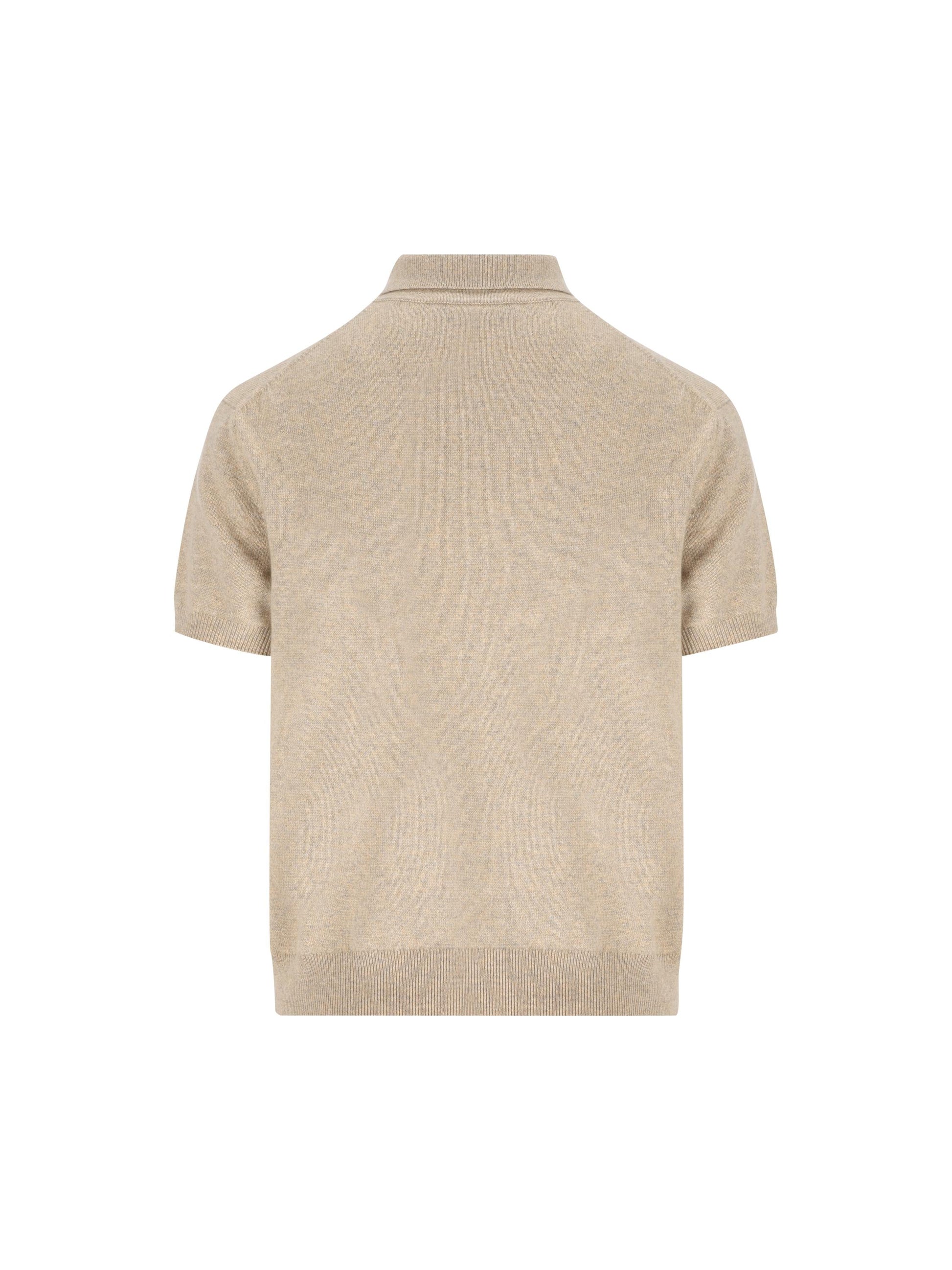 Polo realizzata in baby cashmere. FAQ8646 D0ZI LORO PIANA 