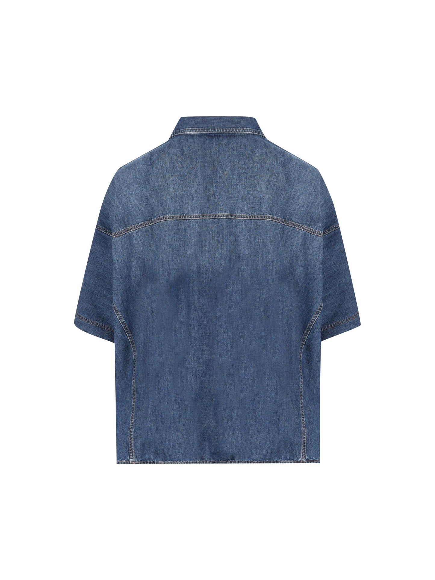 Camicia in denim MH192RB506 C9562 BRUNELLO CUCINELLI 