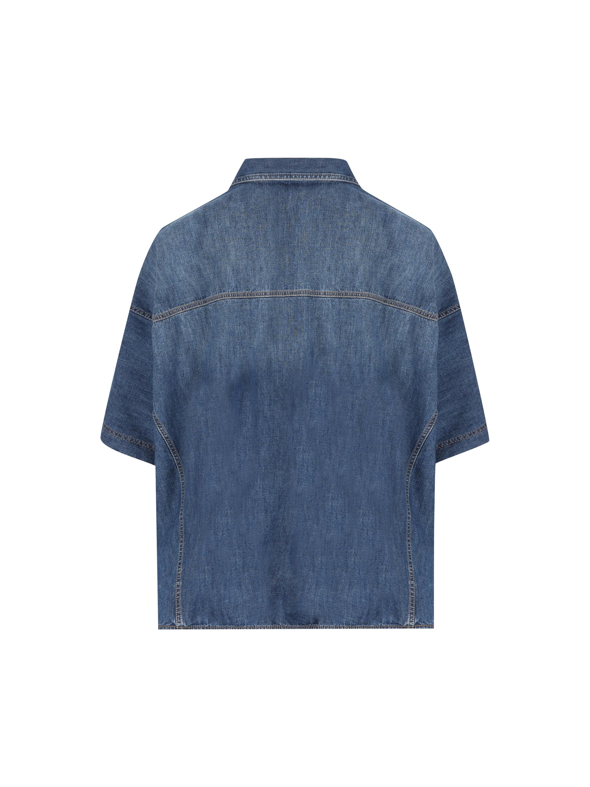 Camicia in denim MH192RB506 C9562 BRUNELLO CUCINELLI 