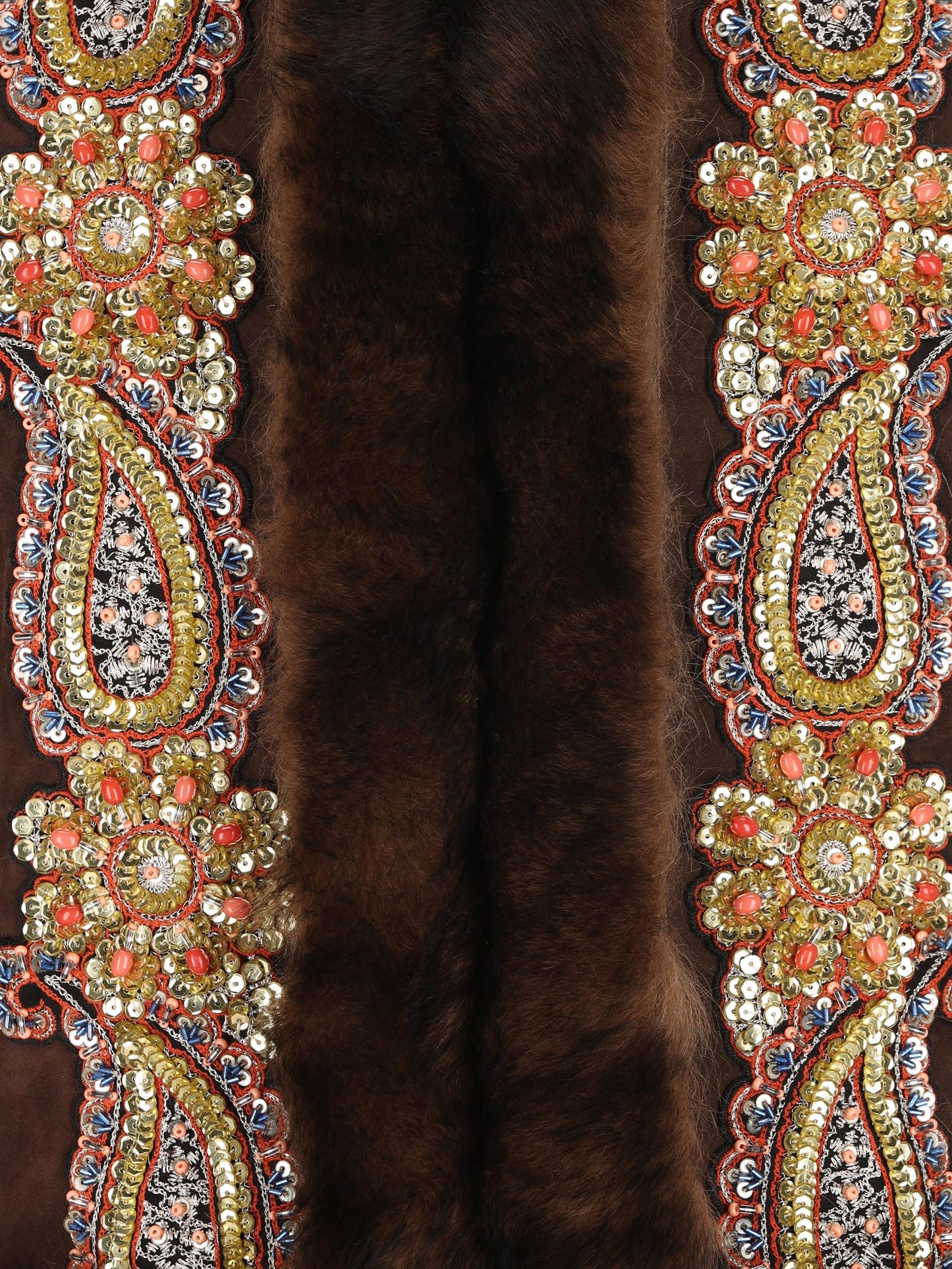 Giacca realizzata in pelle e shearling. 8B3NA06D9VF C4M VALENTINO GARAVANI 