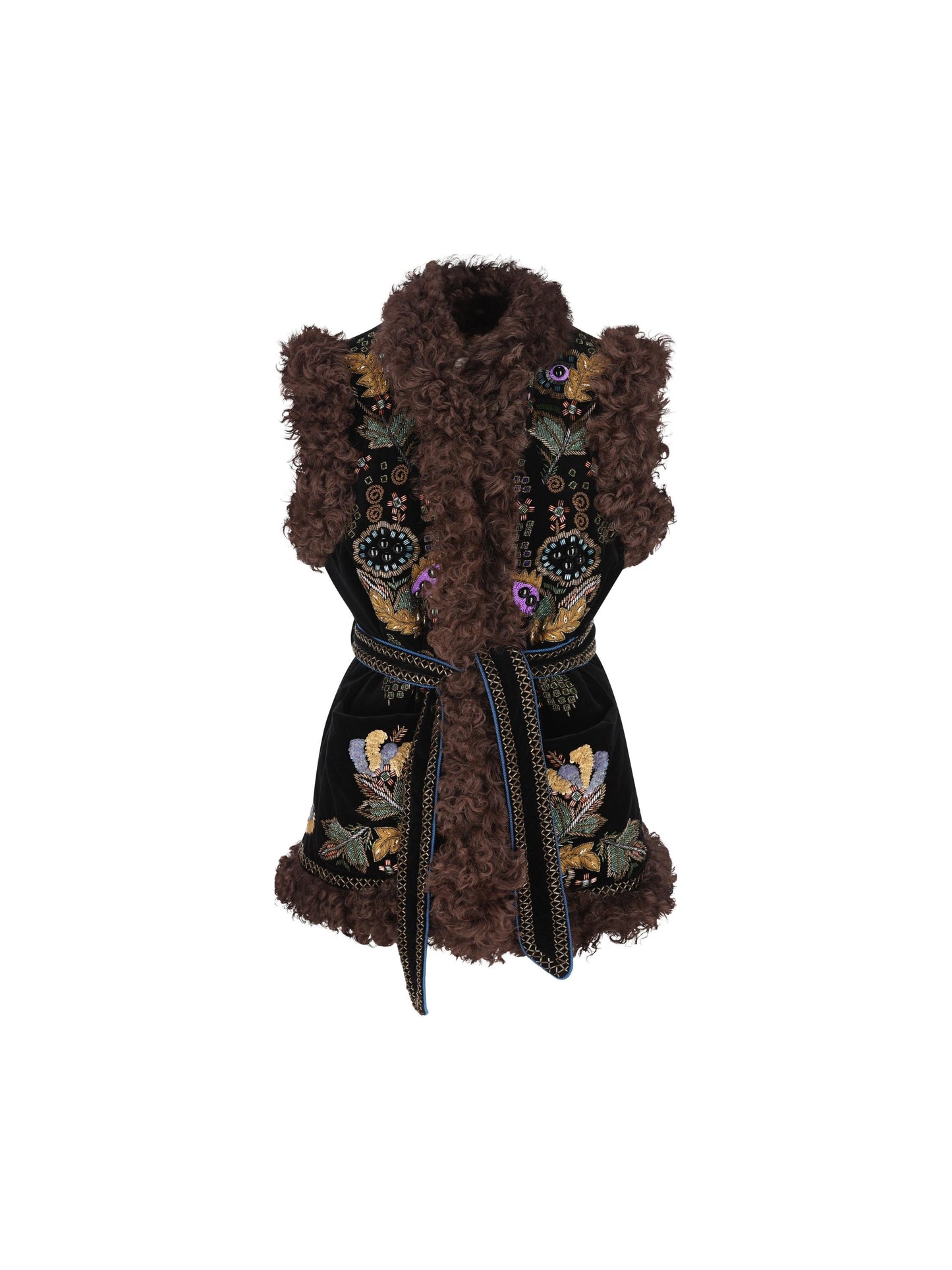 Gilet realizzato in pelle. 7B0NL00E9UW K92 VALENTINO GARAVANI 