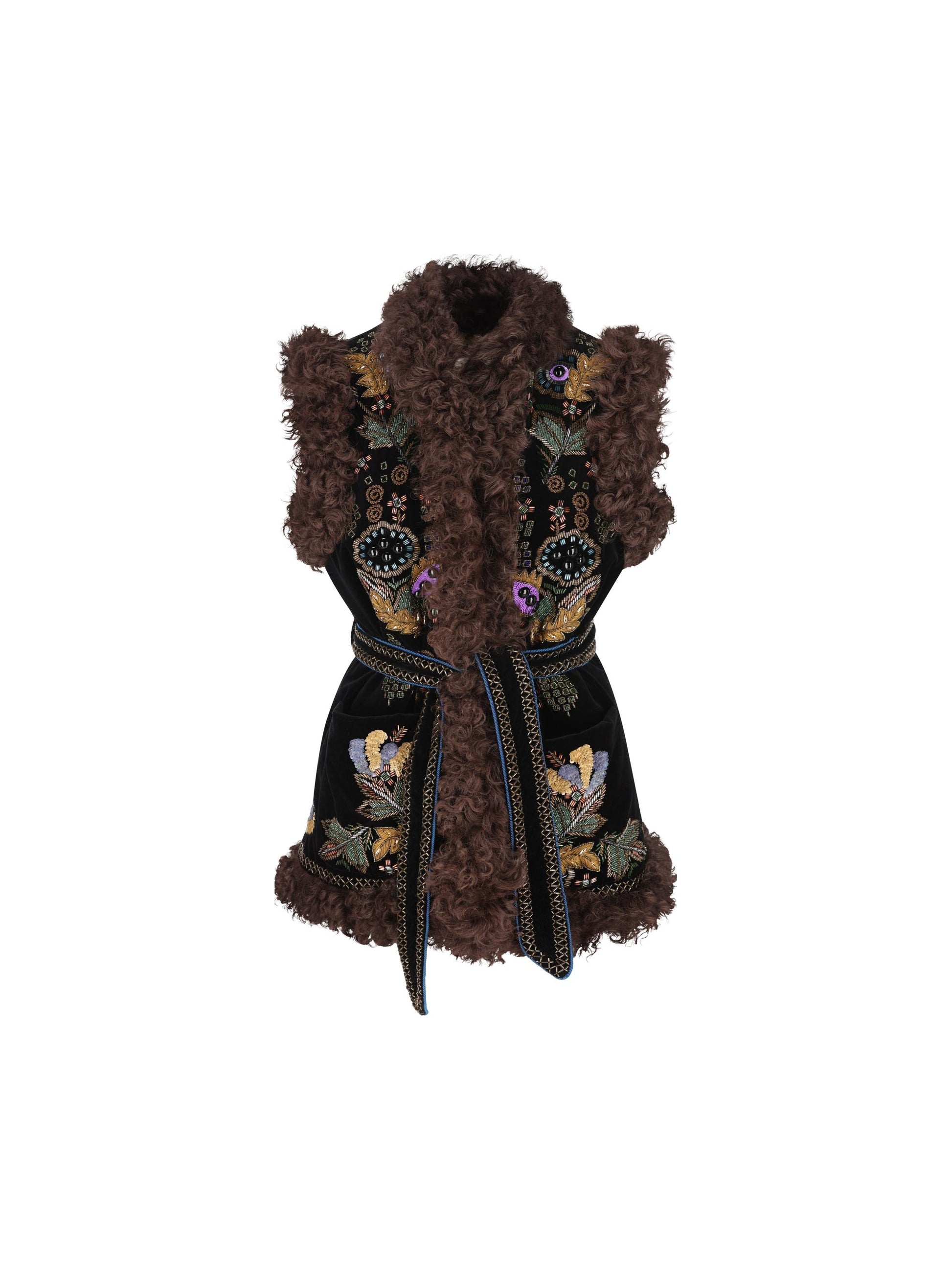 Gilet realizzato in pelle. 7B0NL00E9UW K92 VALENTINO GARAVANI 