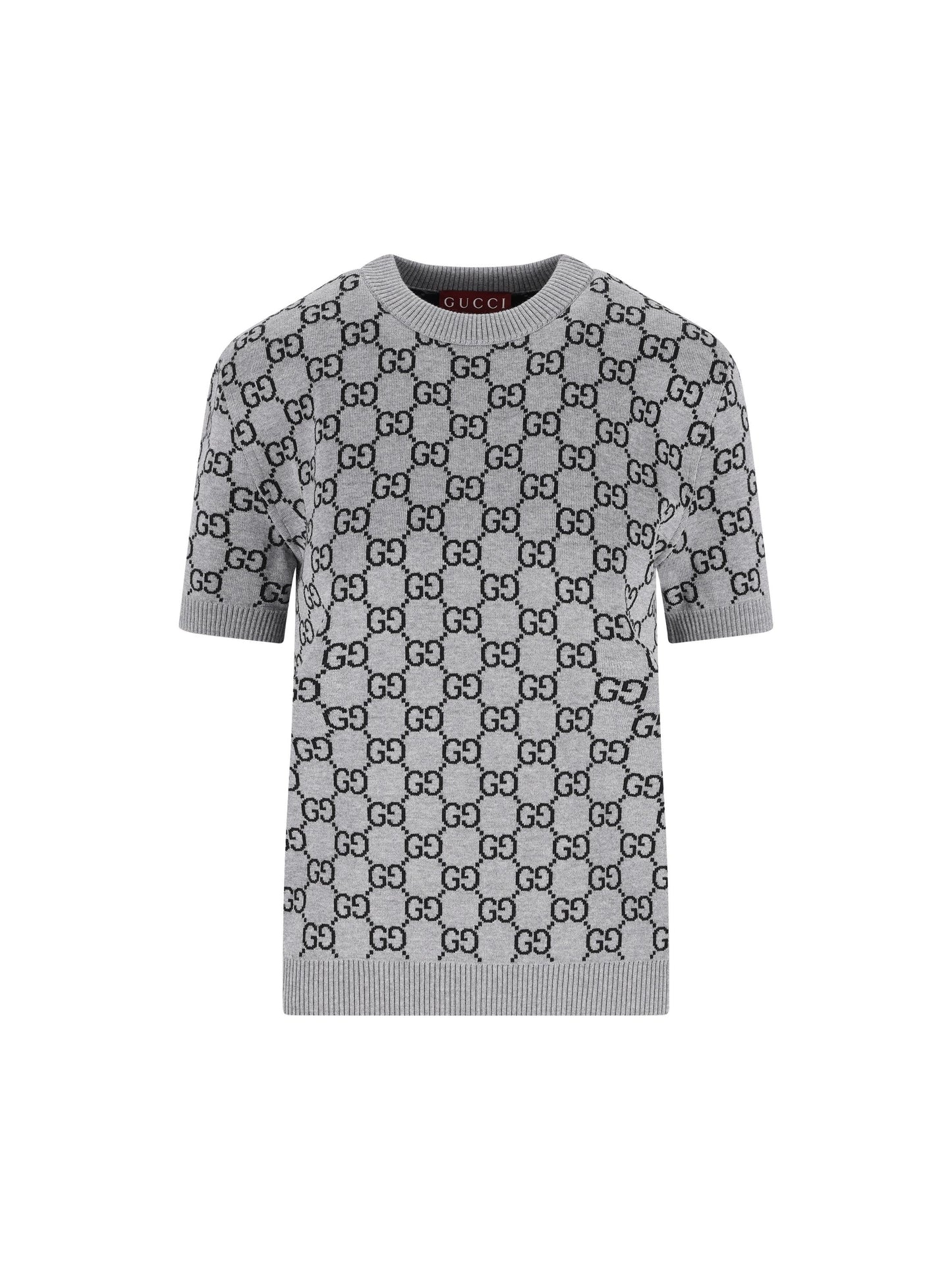 Maglia reversibile in lana jacquard GG 798159 XKD8T1045 GUCCI 