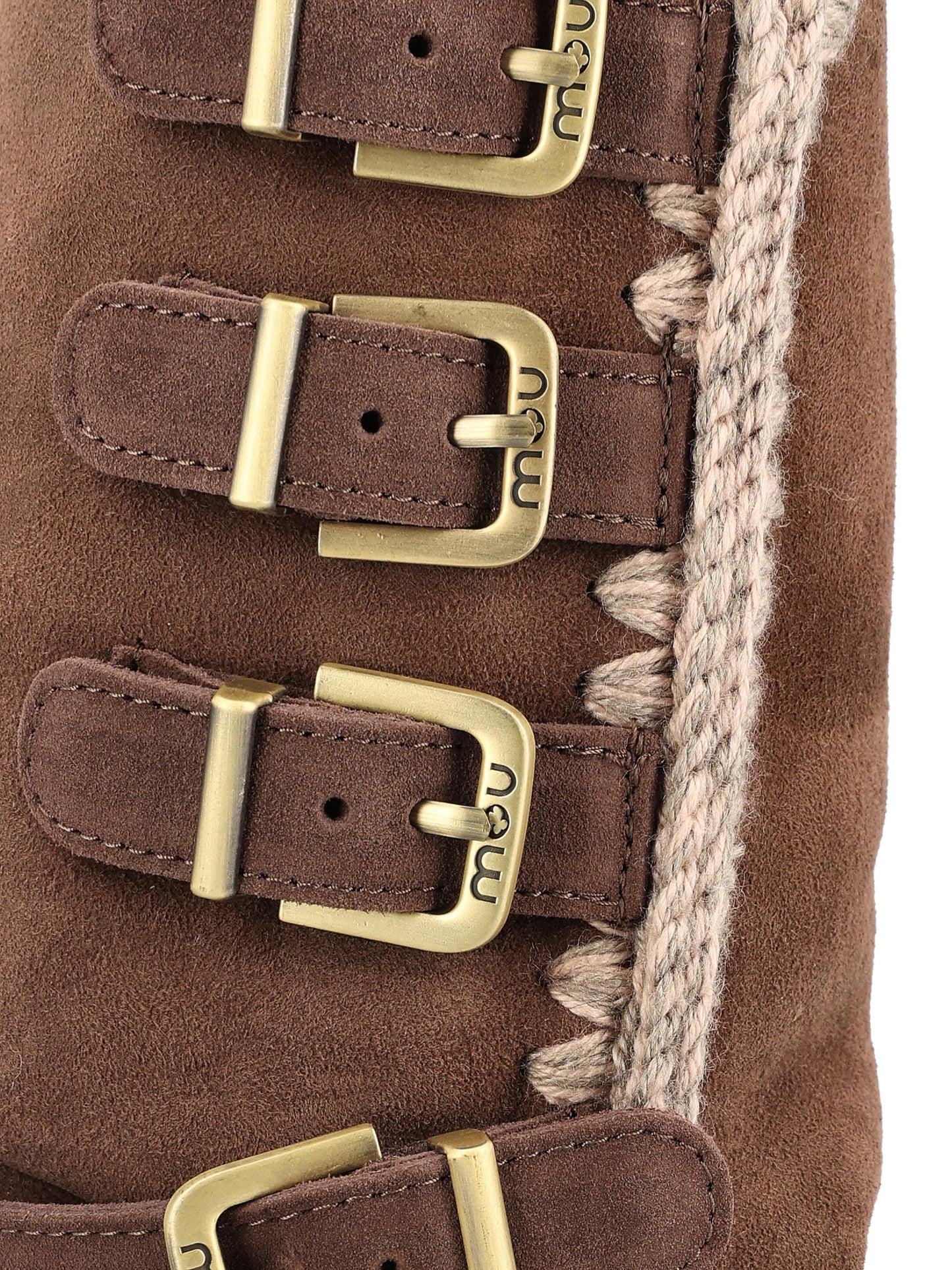 Stivali realizzati in pelle di montone. FW101137A BRPEP MOU 