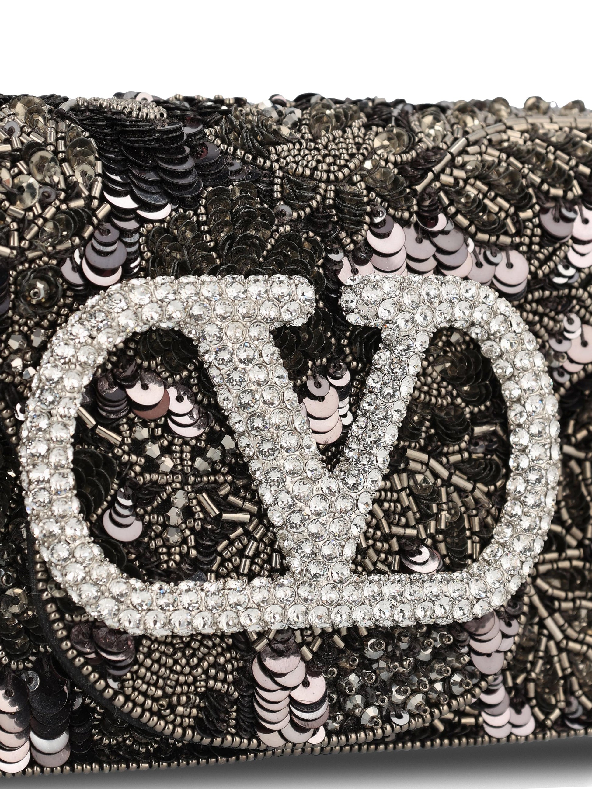 Borsa realizzata in raso e tessuto moiré 8W2B0K53SBV A1K VALENTINO GARAVANI 