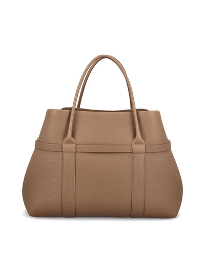 Ghiera Shopper Large in pelle di vitello. FAO7463 D0Q9 LORO PIANA 
