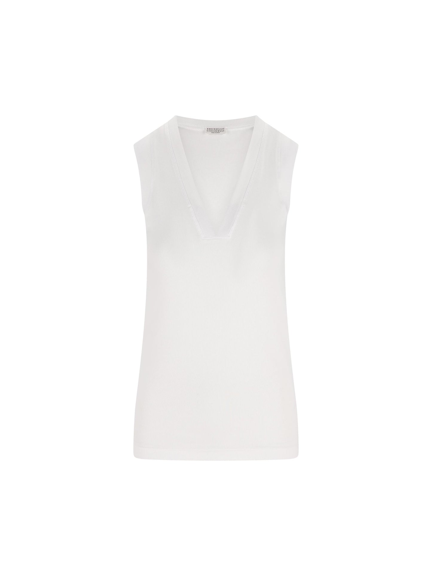 Top realizzato in cotone ed elastan. M0TC8EL672 C159 BRUNELLO CUCINELLI 