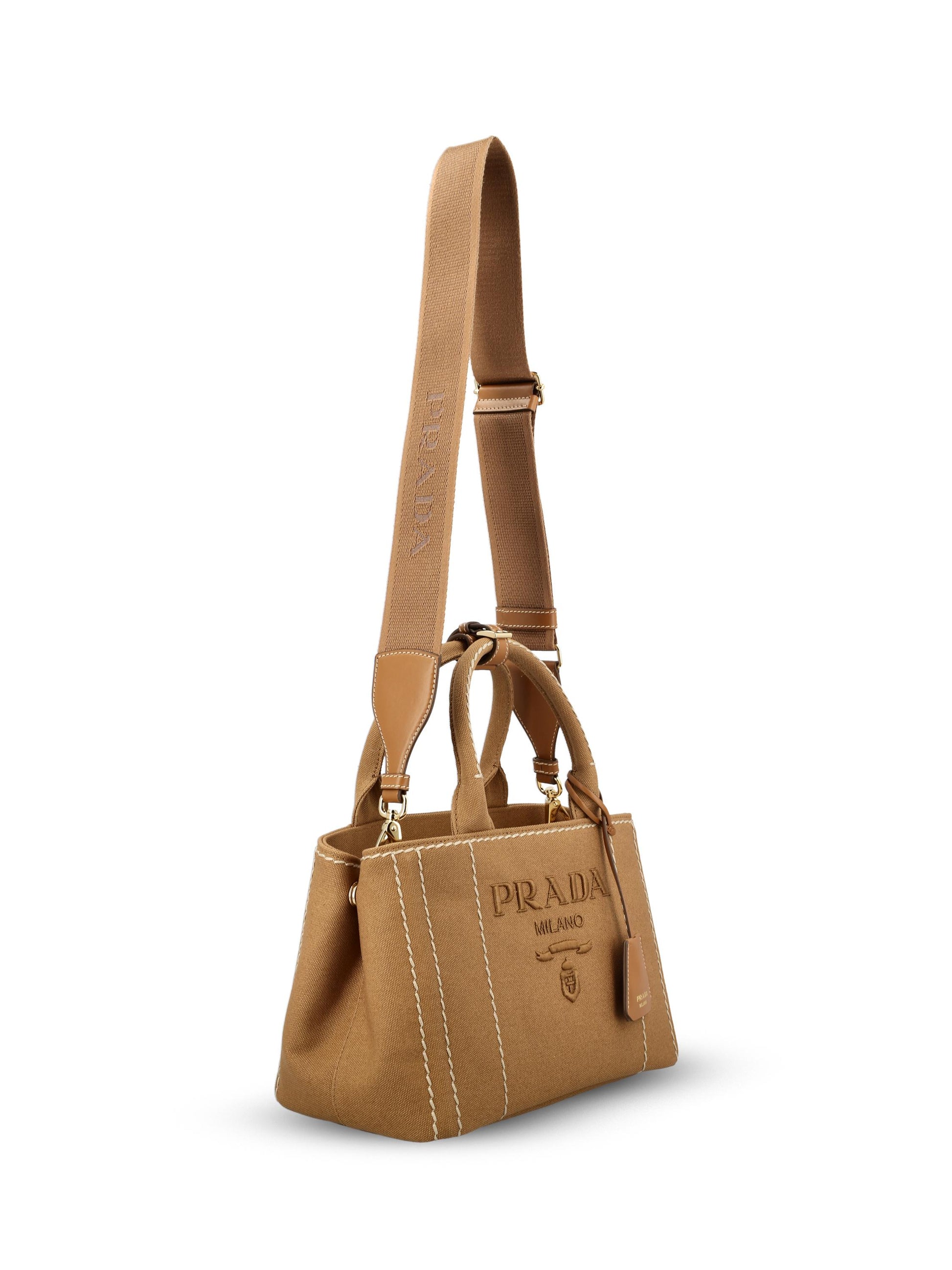 Borsa realizzata in misto lino. 1BG464 2CYAF0JHU PRADA 