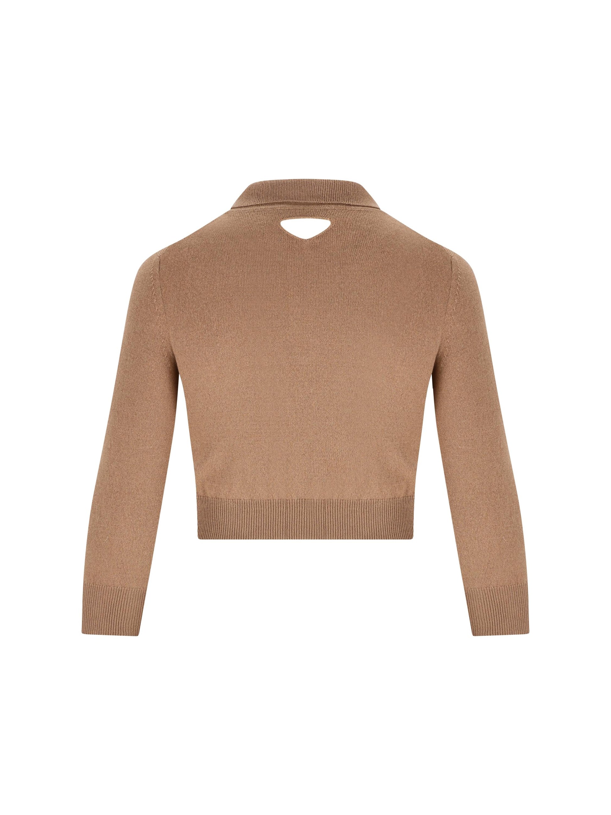 Maglione Polo realizzato in cashmere. P24R2P 17KCF0040 PRADA 