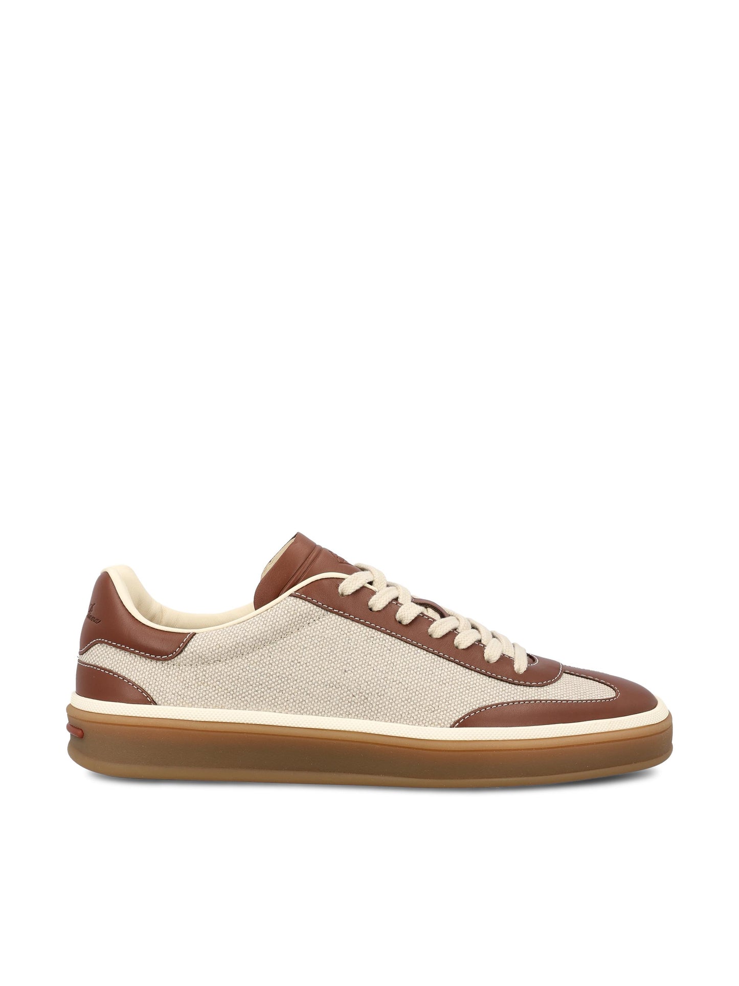 Sneakers realizzate in suede e lino. FSW0085 B4AU LORO PIANA 