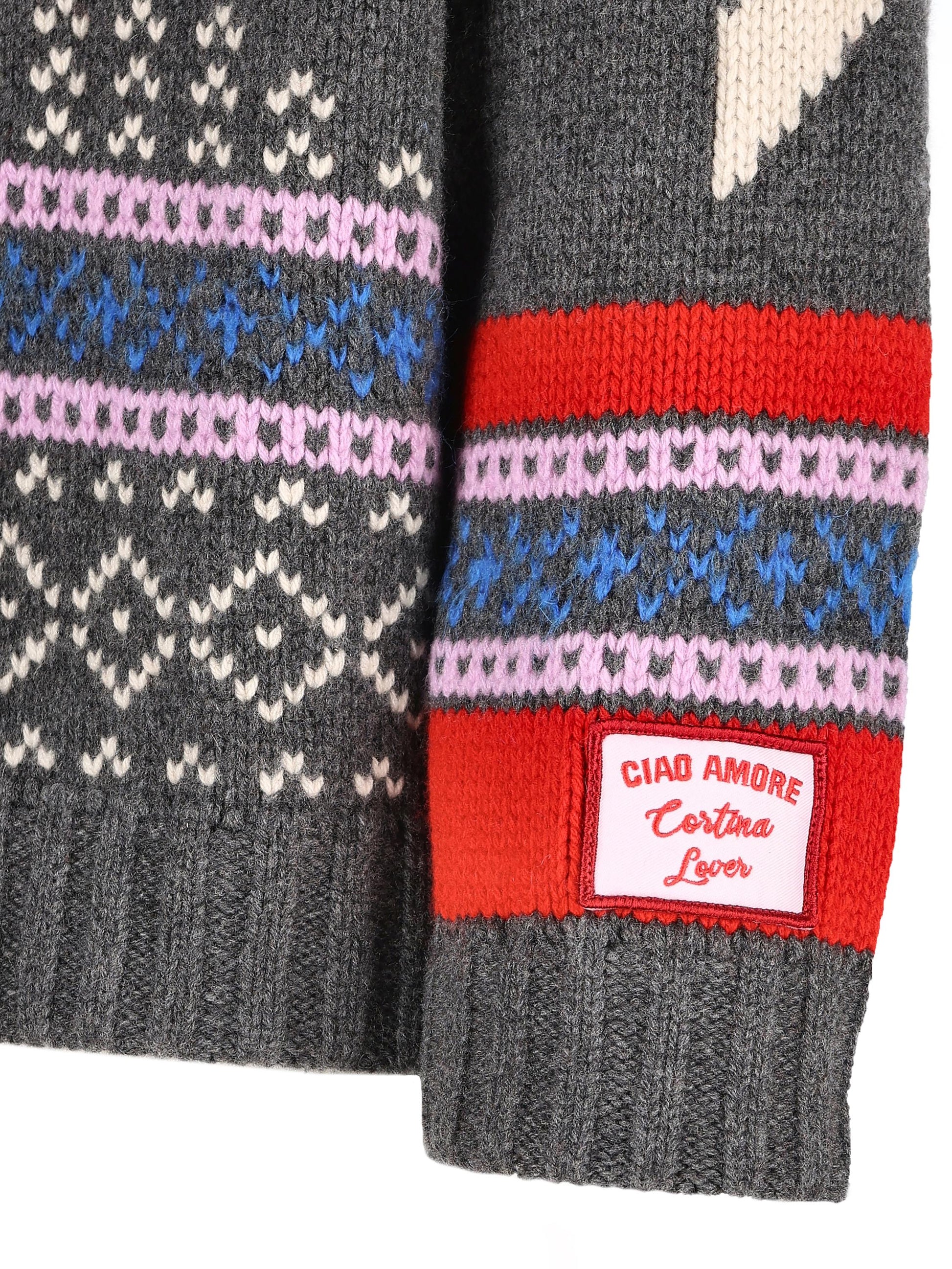 Cardigan con Zip "Cortina Lover" F25MM1003K 19 GIADA BENINCASA 