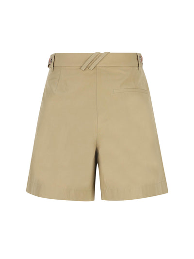 Pantaloncini in popeline di cotone con finiture Check 8126490 C5120 BURBERRY 