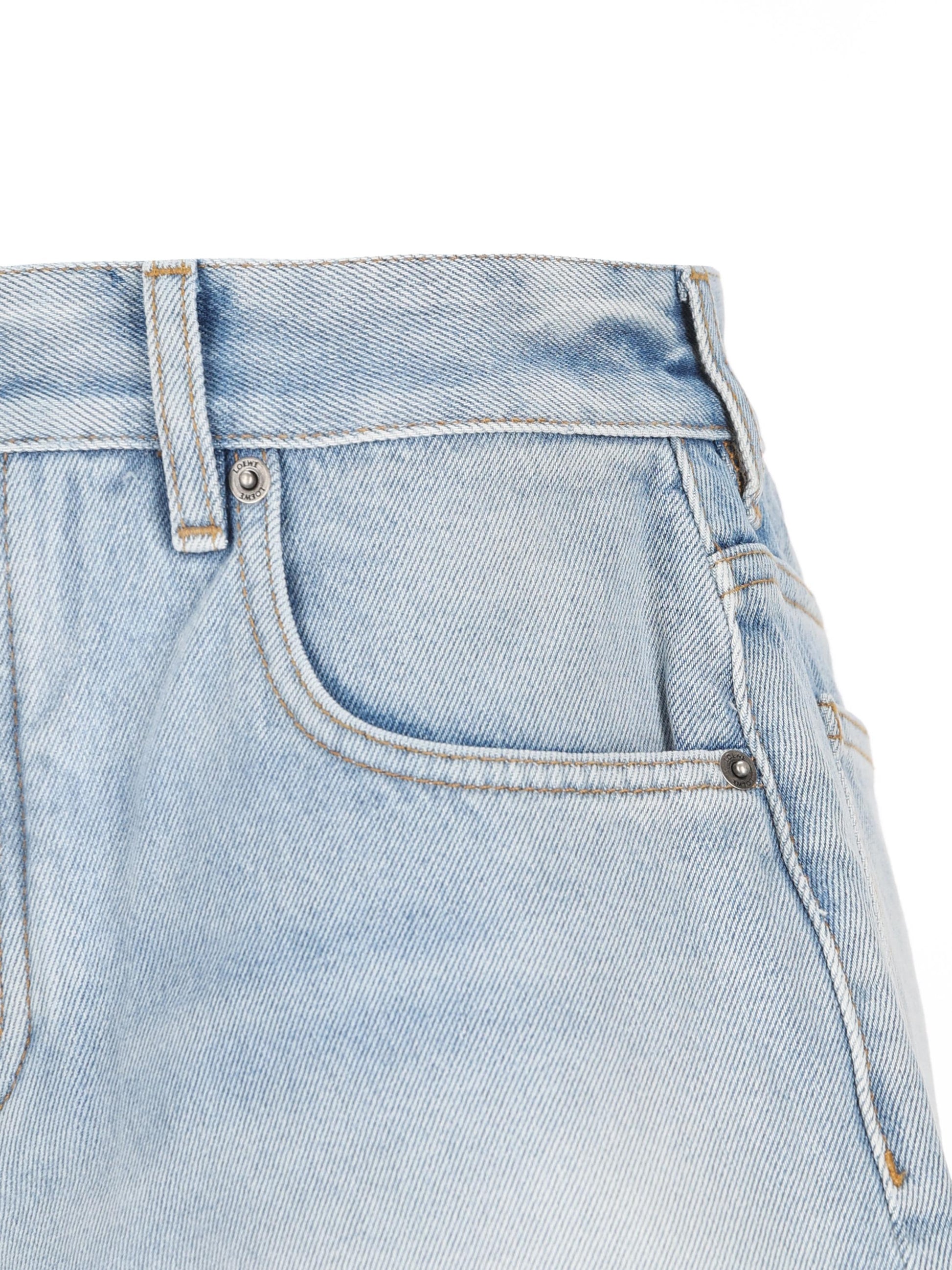 Short in denim di cotone. S616Y1GX08 8438 LOEWE - PAULA'S IBIZA 