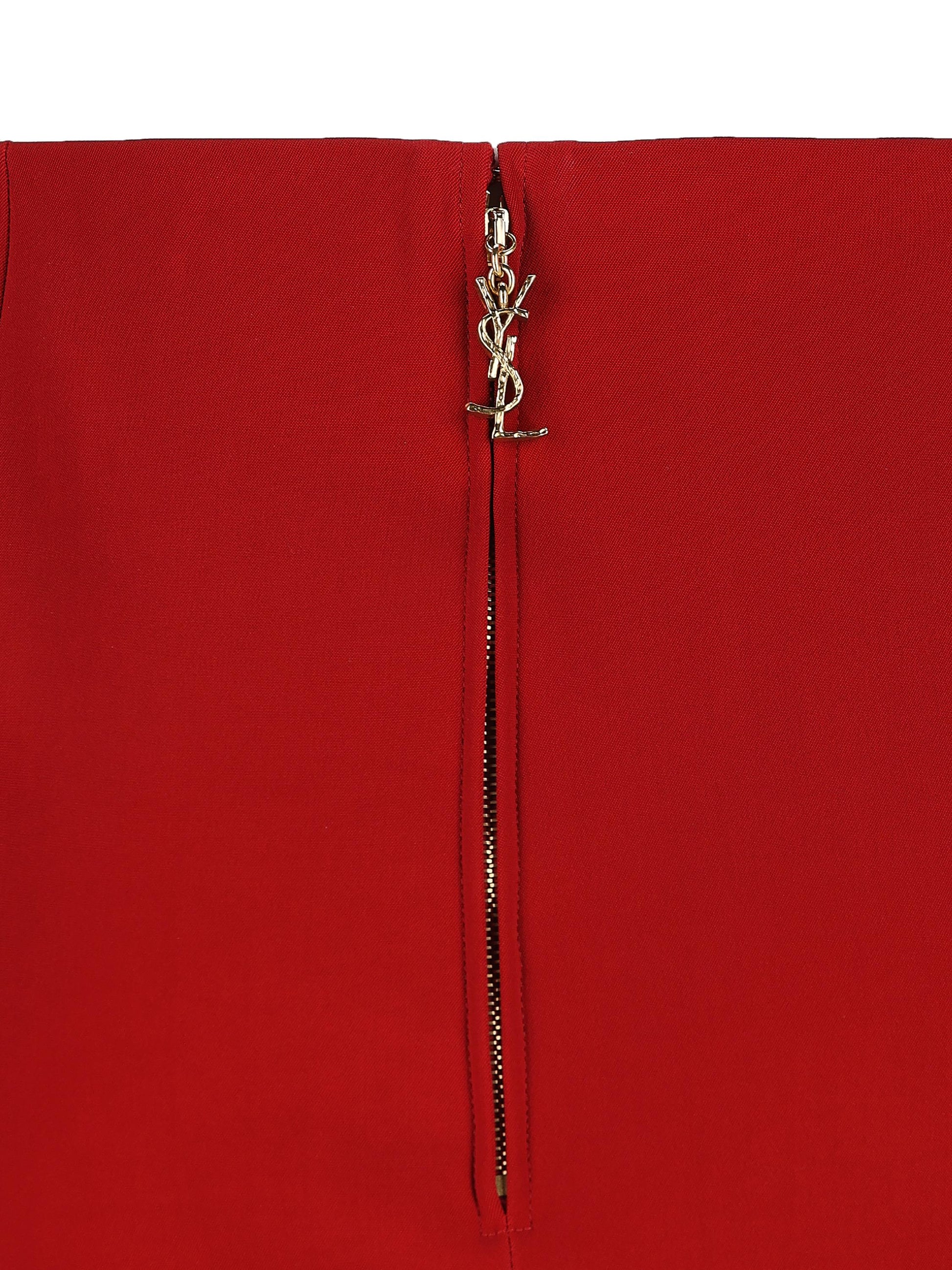 Gonna realizzata in misto viscosa. 852654 Y5J196054 SAINT LAURENT 