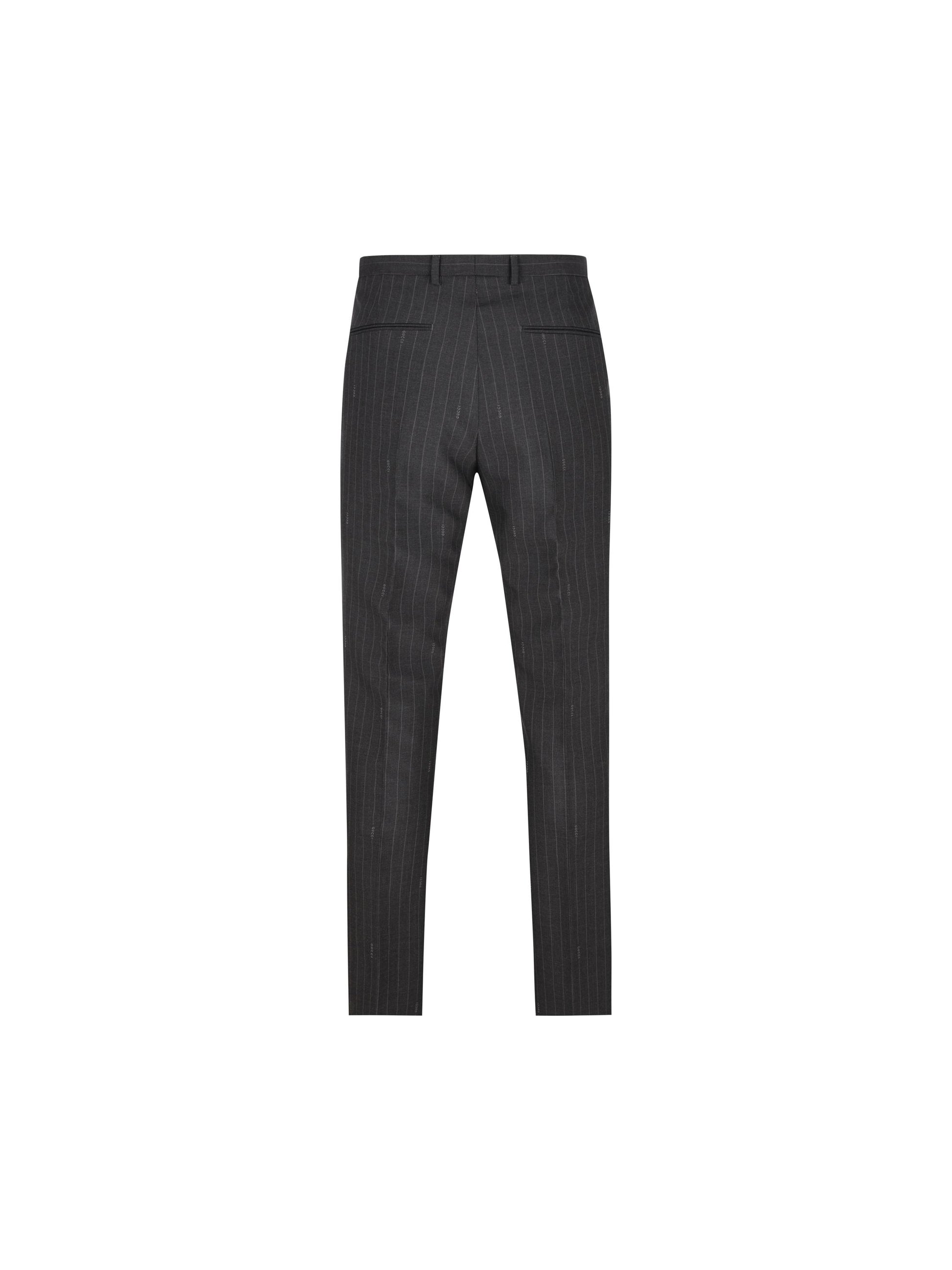 Pantaloni in lana gessata. 814299 Z7AQF1128 GUCCI 