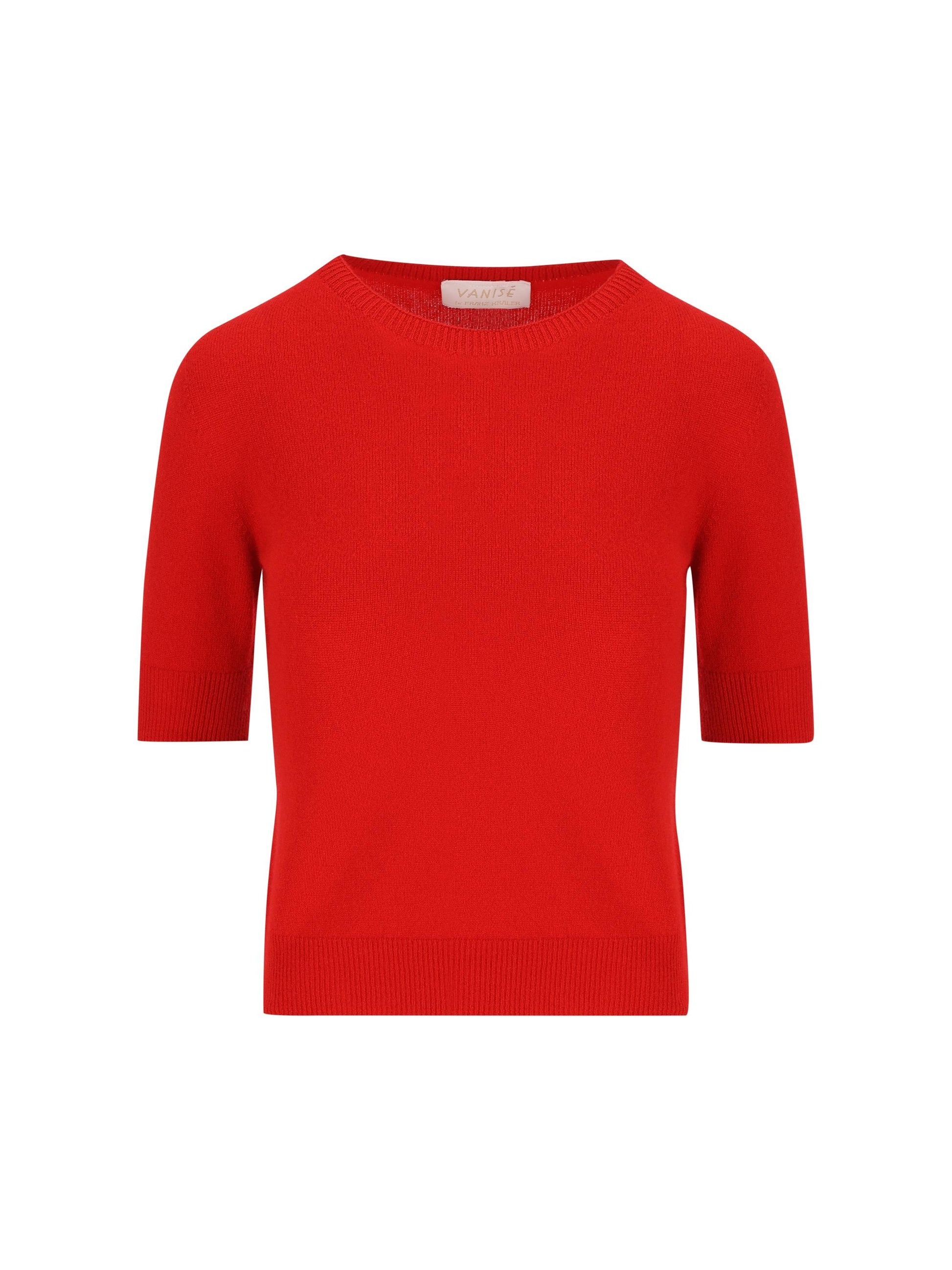Maglia realizzata in cashmere. V36614 FUOCO VANISE' 