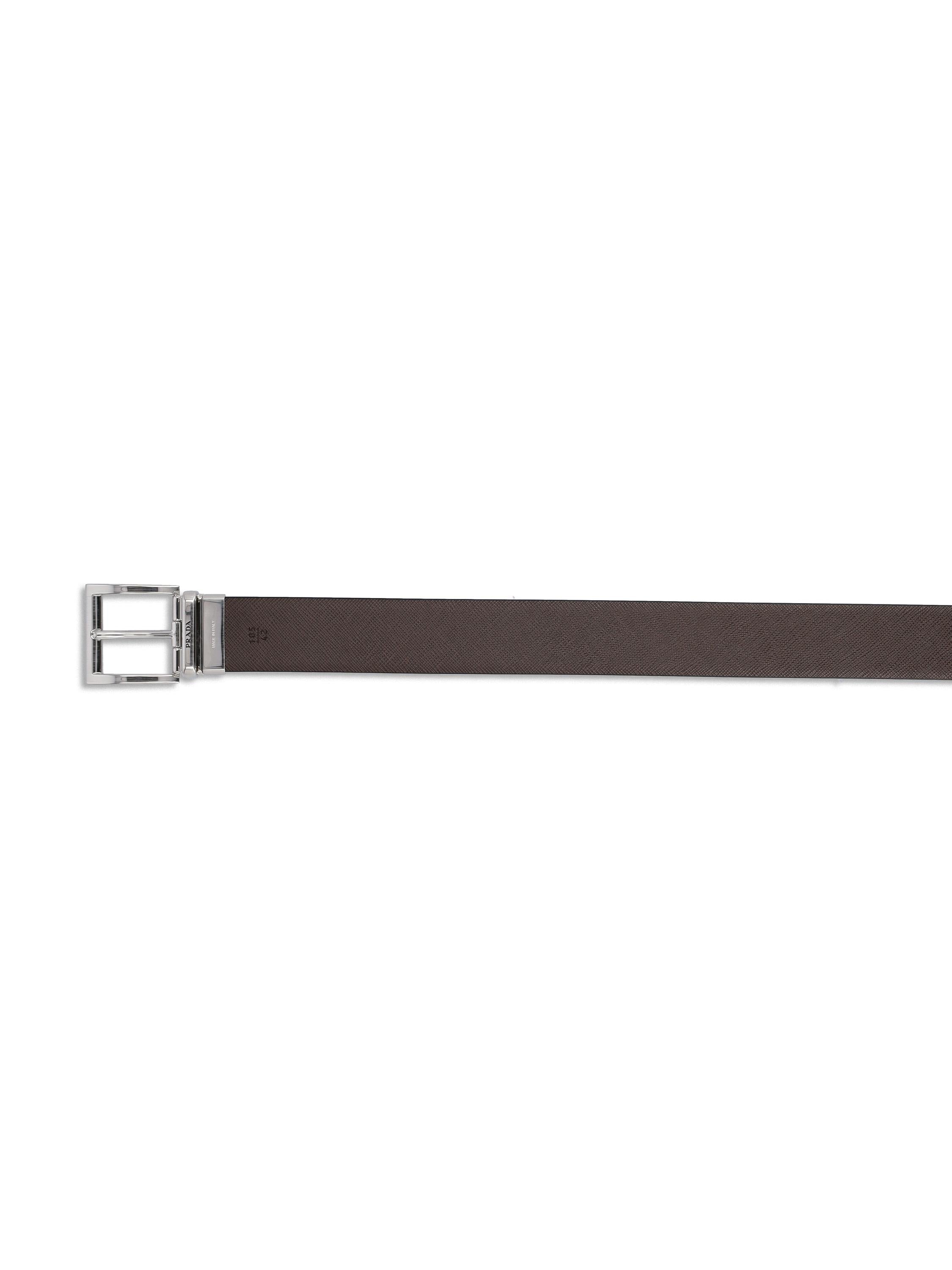 prada reversible leather belt