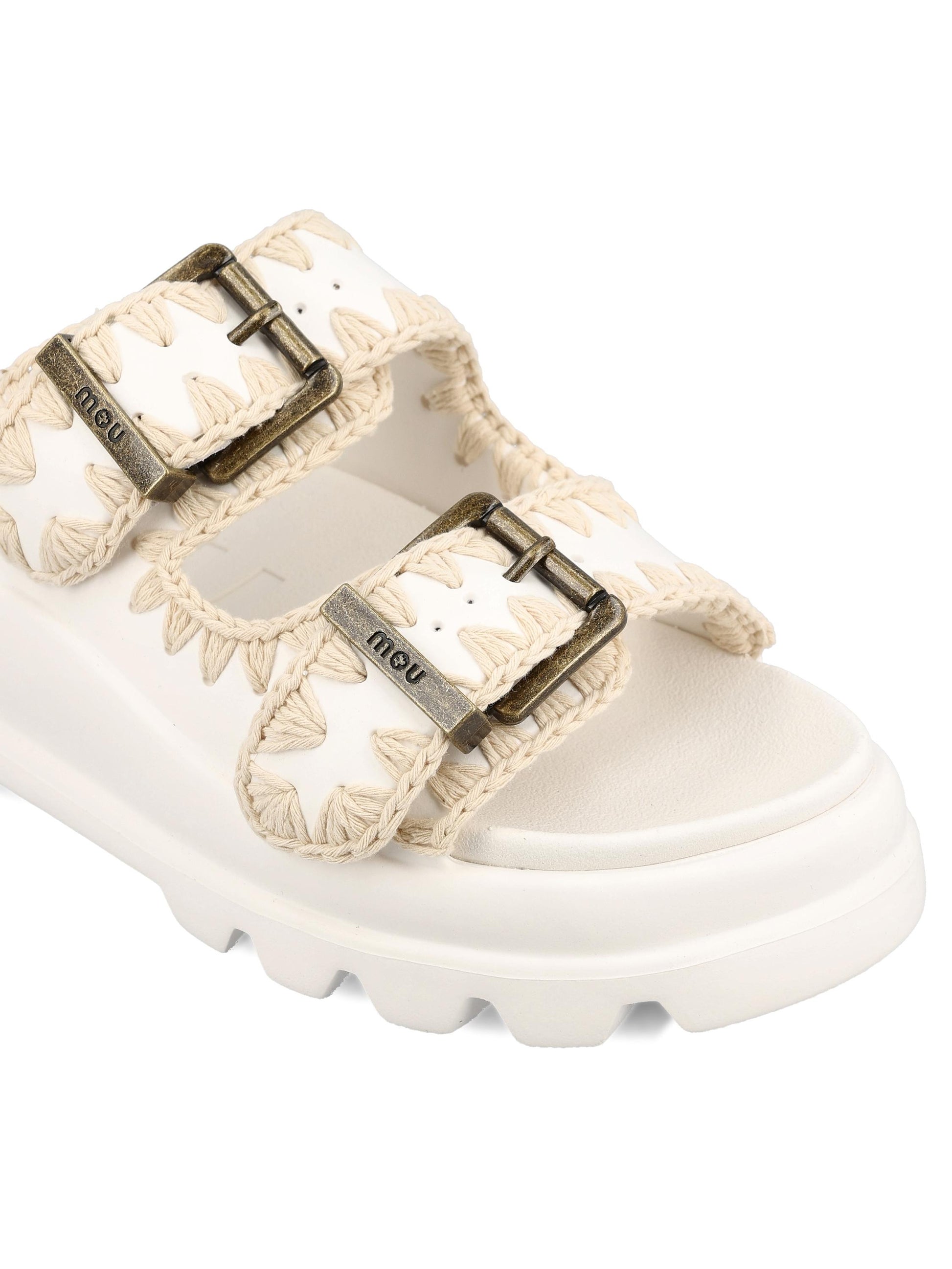 Sandali realizzati in materiale sintetico. SW661001N WHI MOU 