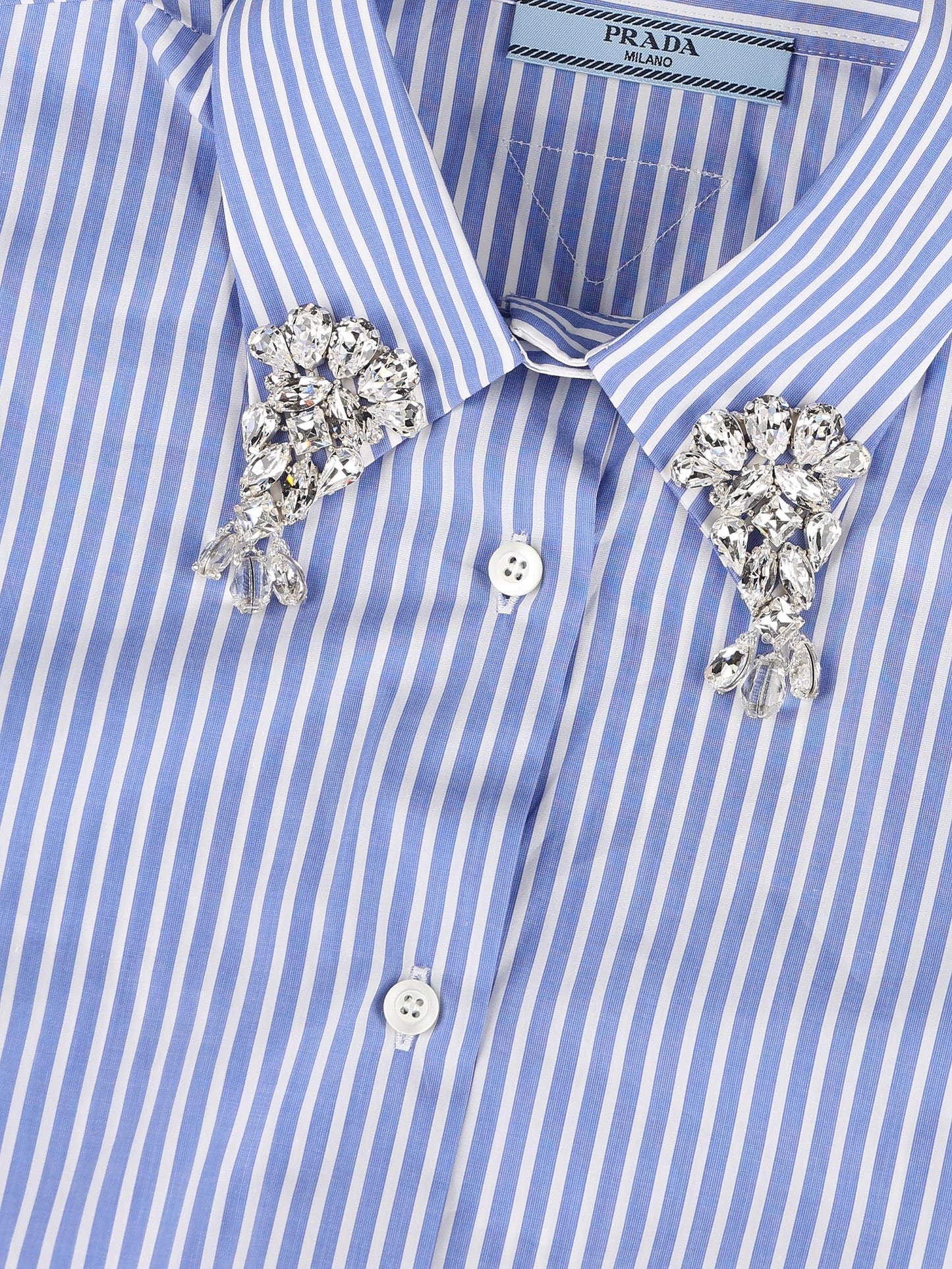 Camicia realizzata in cotone. P471HR 155UF0013 PRADA 