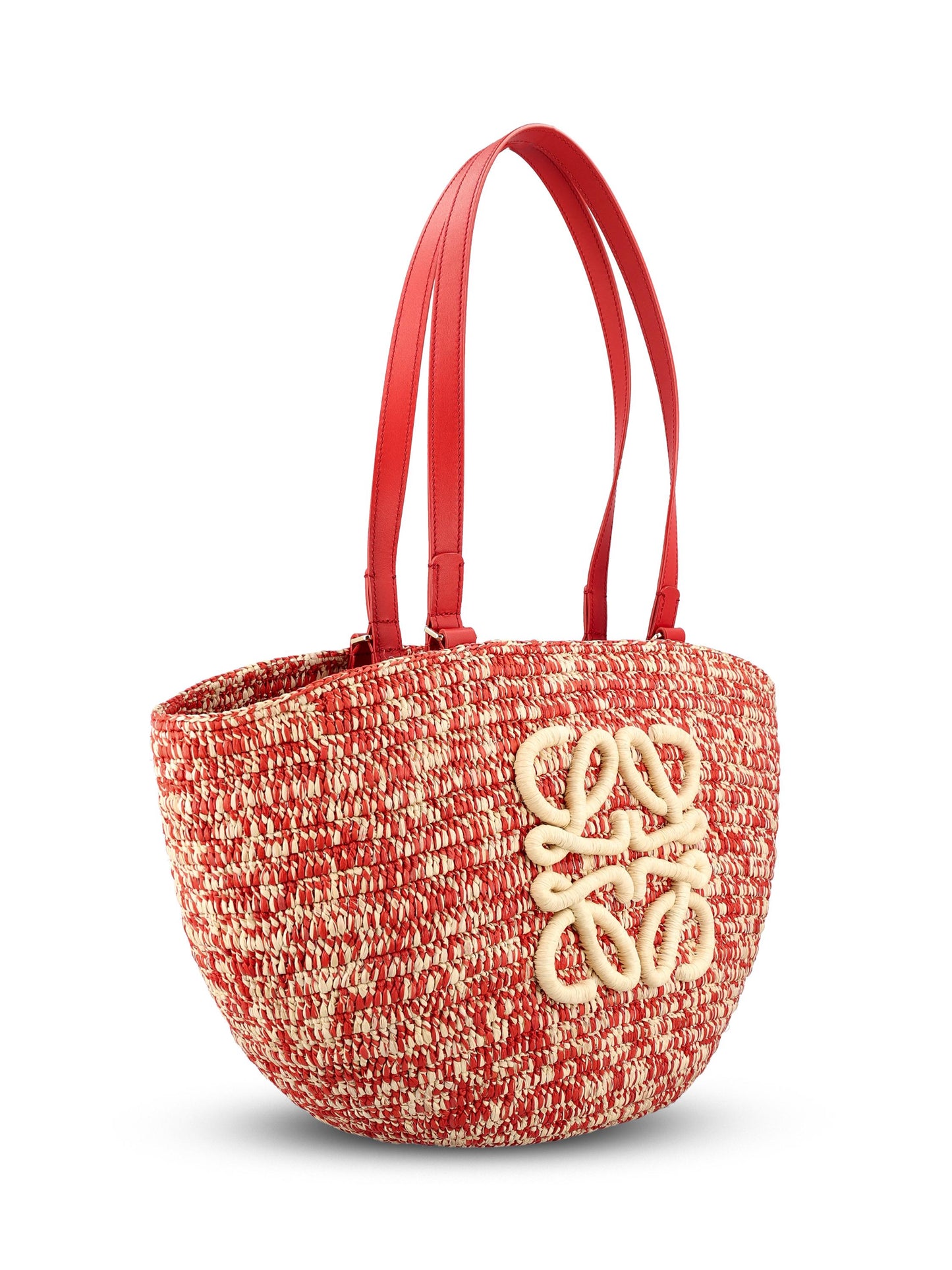 Borsa in rafia e pelle. ANNGNN1X02 7100 LOEWE - PAULA'S IBIZA 