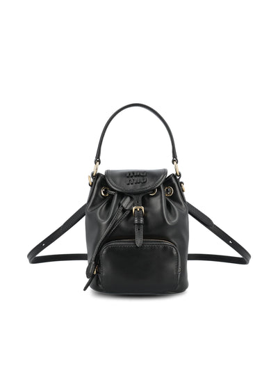 Zaino realizzato in pelle. 5BZ045 2CRWF0002 MIU MIU 