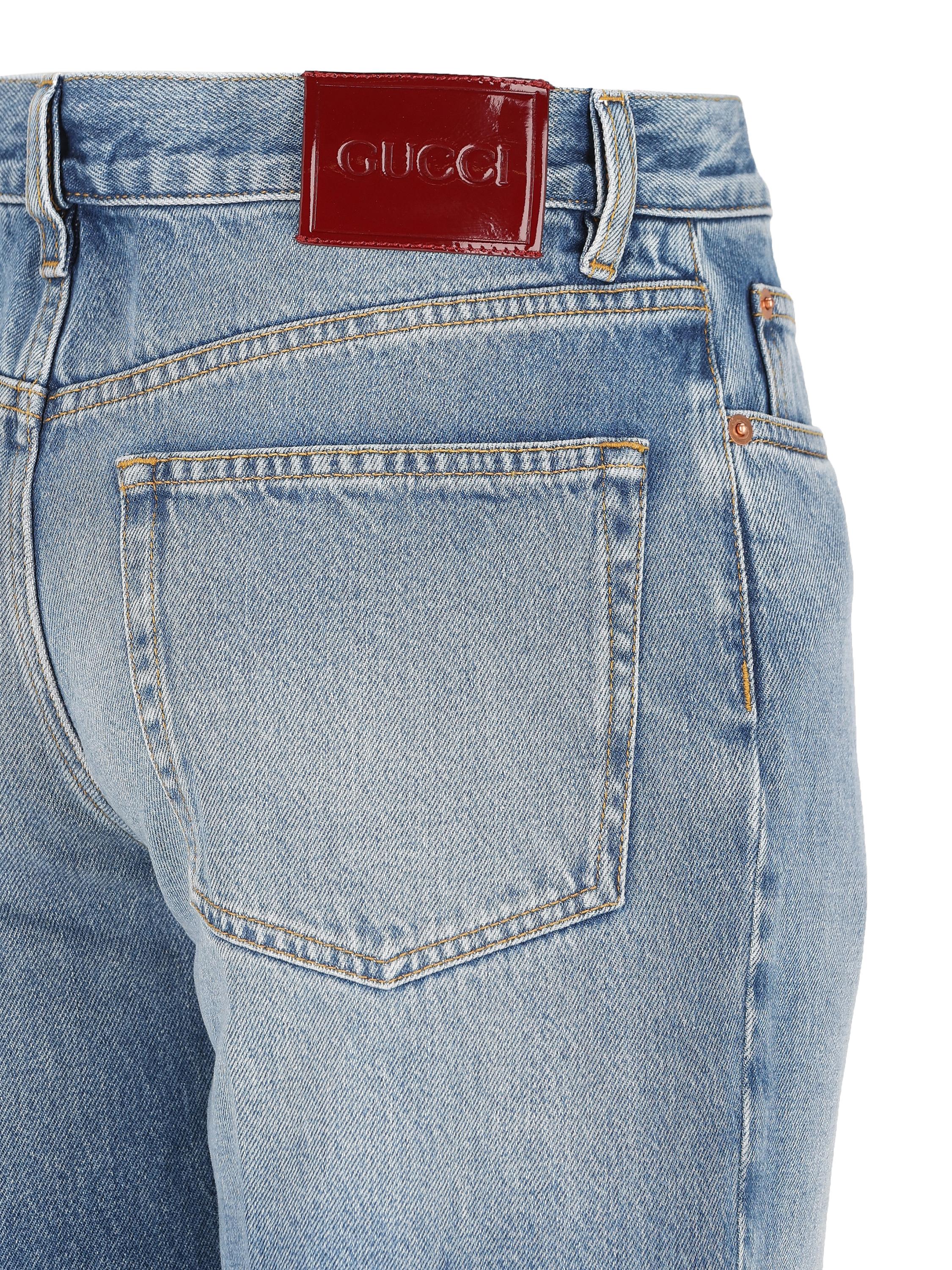 GUCCI９号 GUCCI Pantaloni din denim- Franzkraler.com