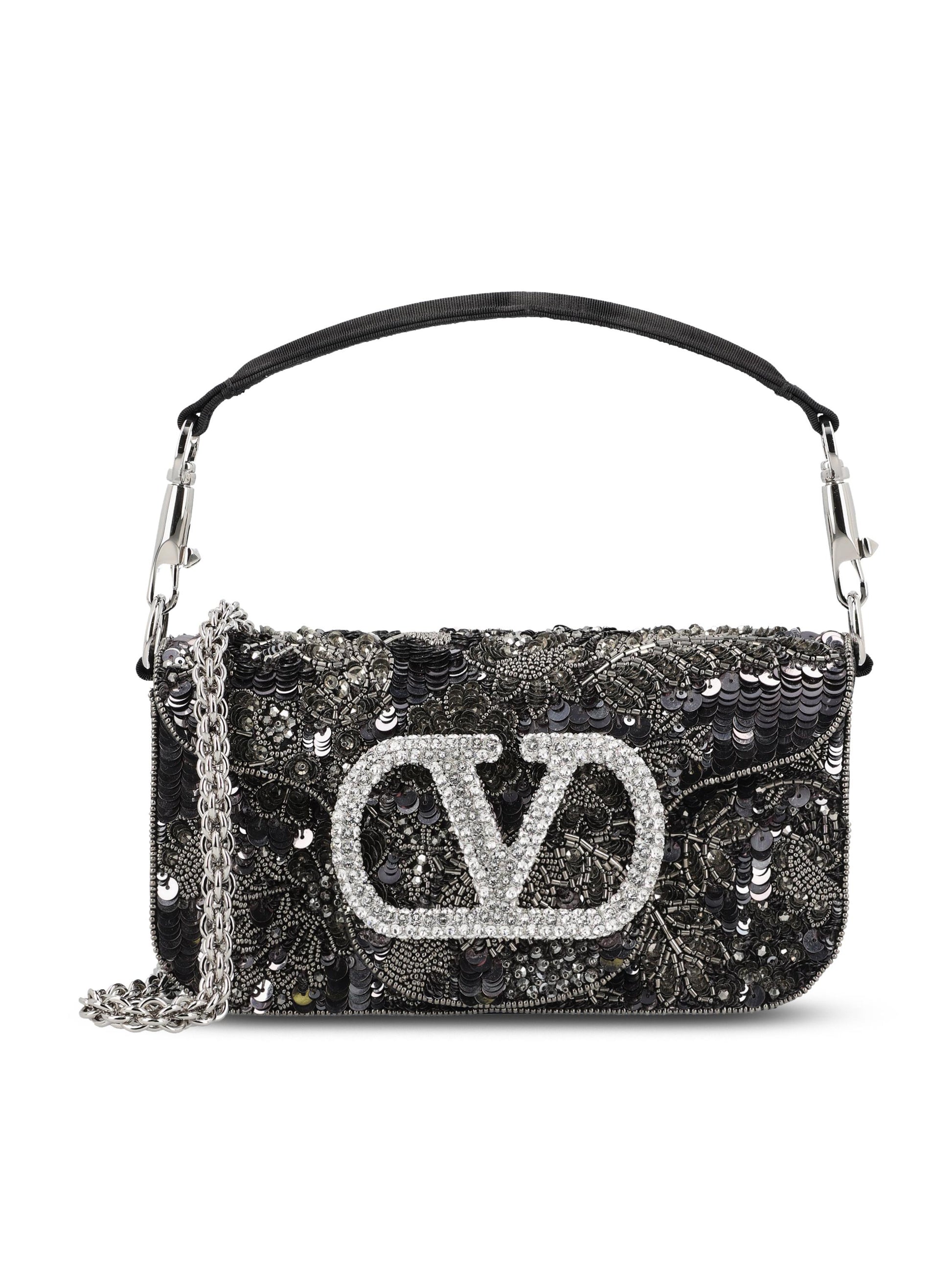Borsa realizzata in raso e tessuto moiré 8W2B0K53SBV A1K VALENTINO GARAVANI 