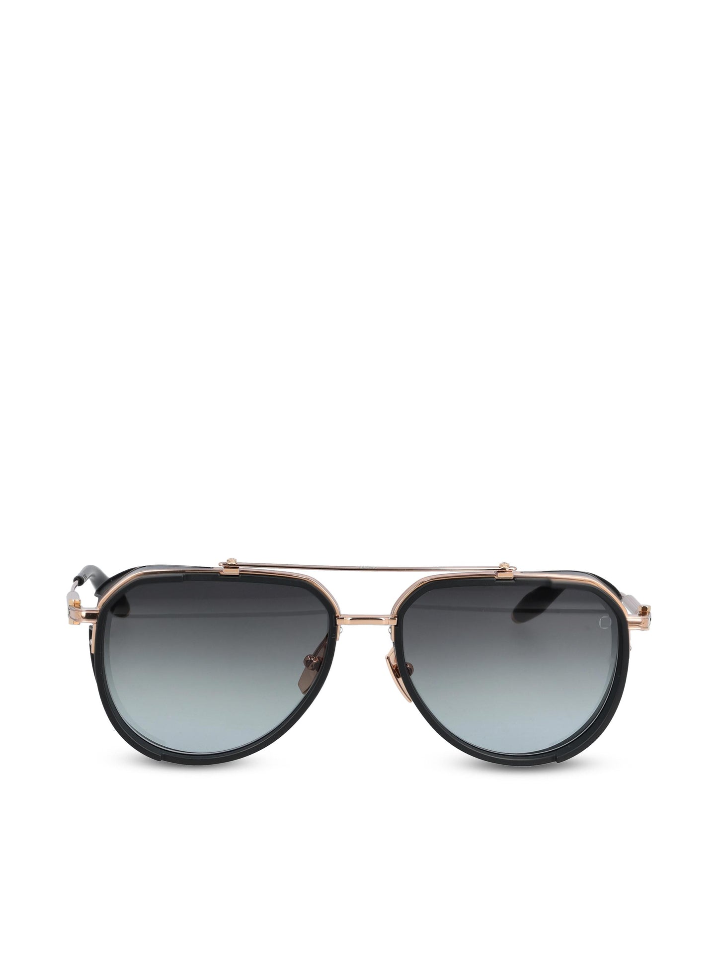 Occhiali da sole realizzati in titanio. AKS-204A-59 GLD - BLK AKONI 