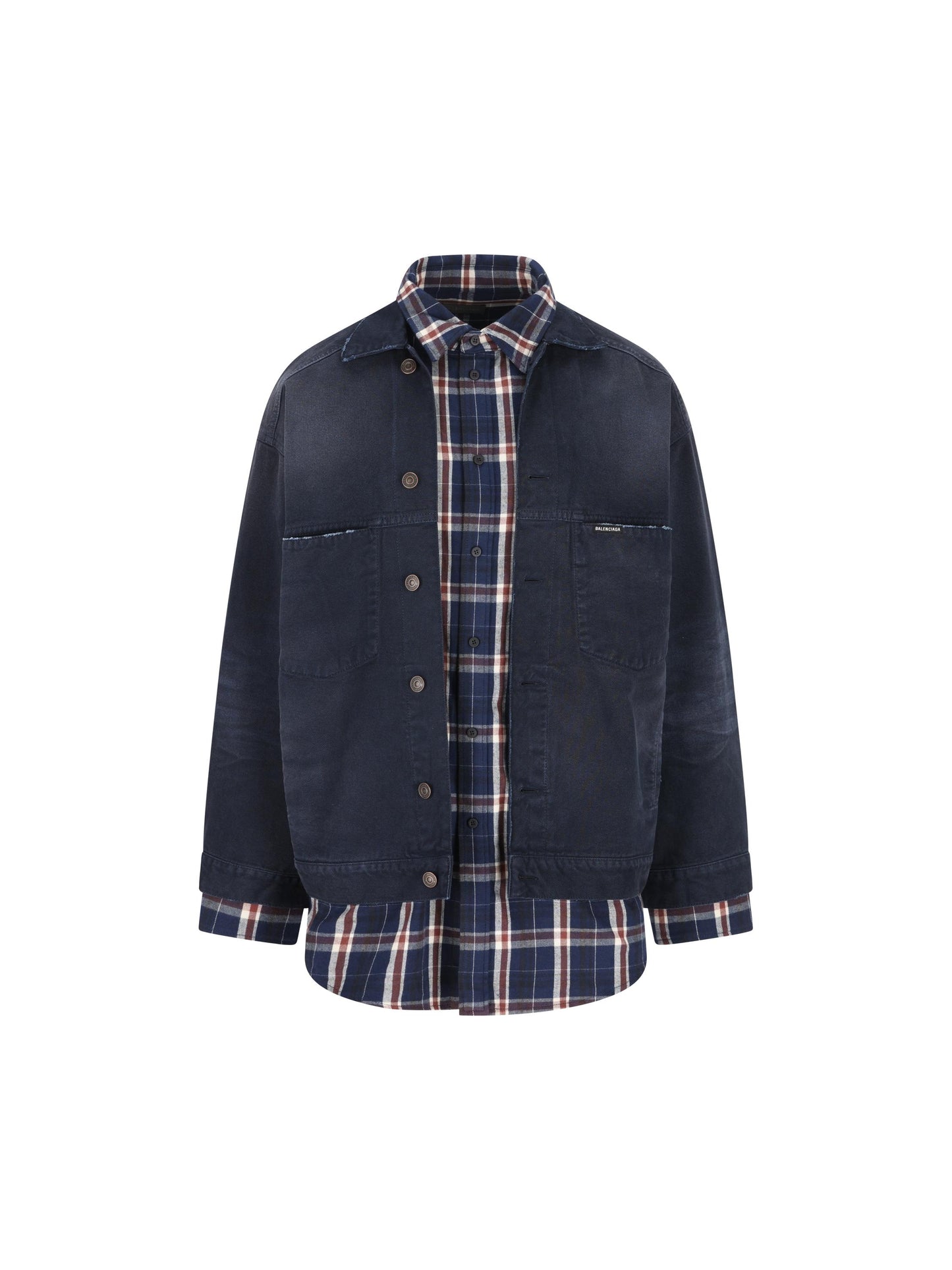 Giacca-camicia realizzata in cotone. 857174 TTW648074 BALENCIAGA 