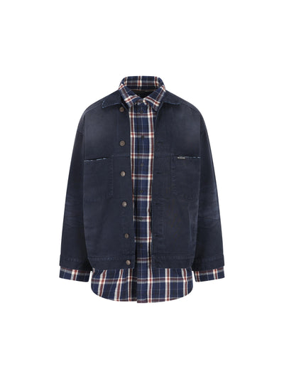 Giacca-camicia realizzata in cotone. 857174 TTW648074 BALENCIAGA 