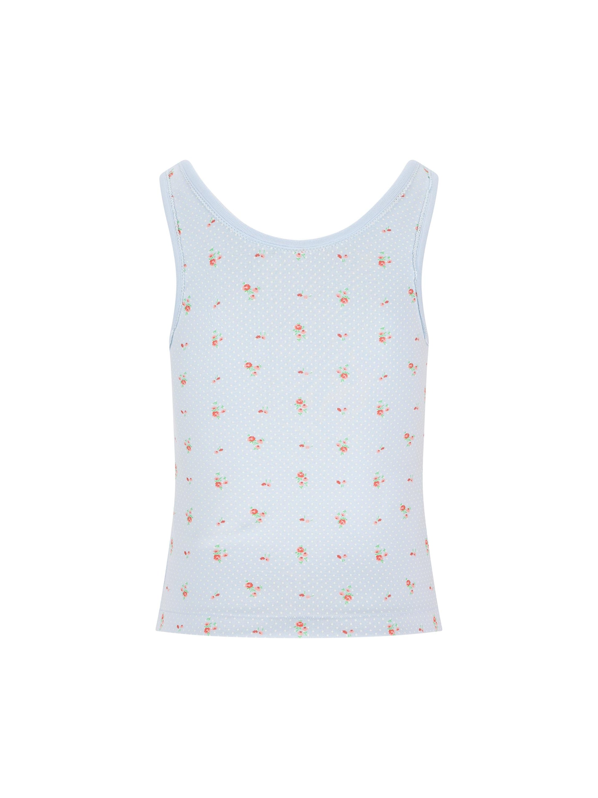 Canotta realizzata in cotone. 39659C 19AXF0012 PRADA 