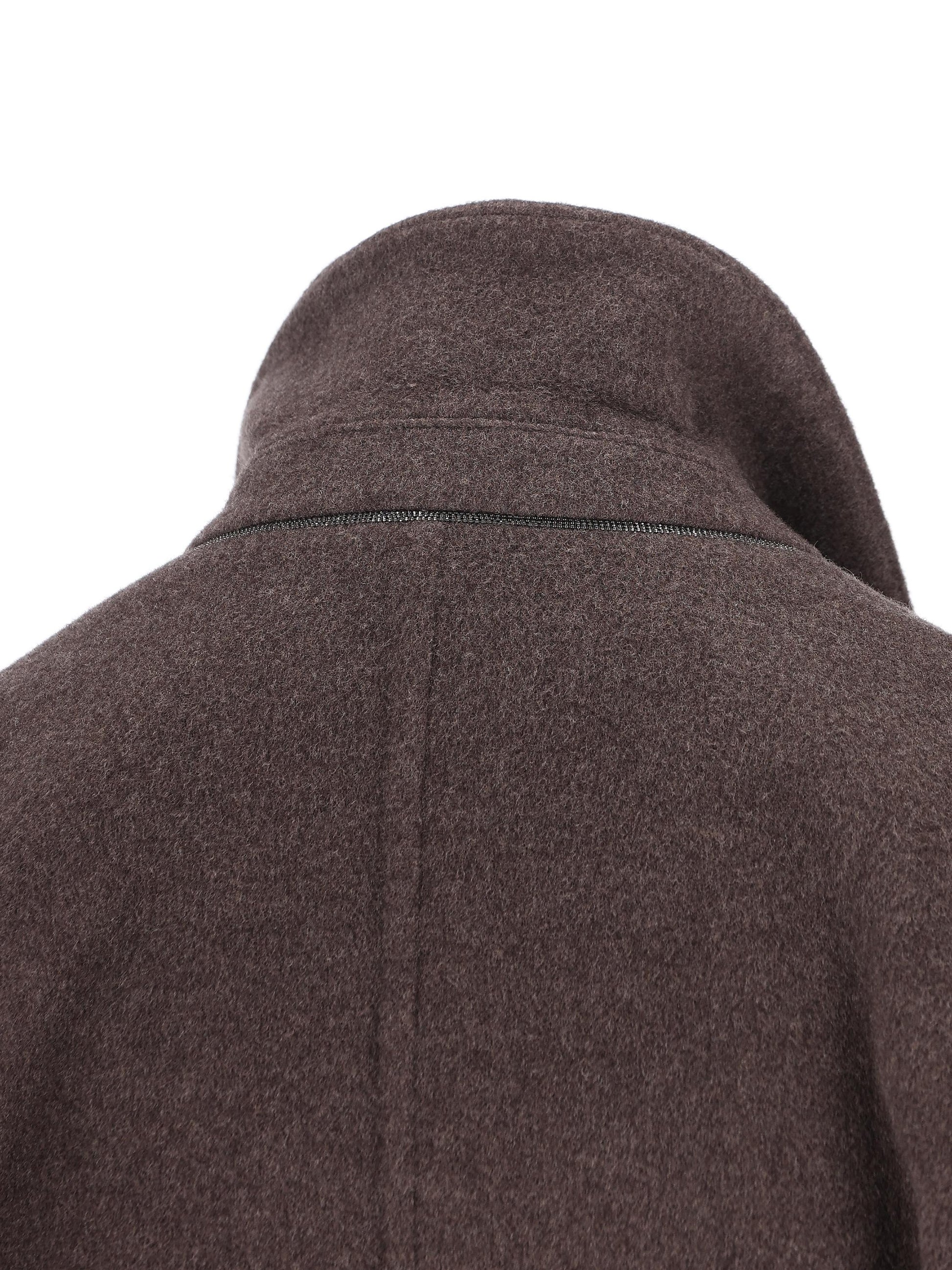 Cappotto realizzato in lana vergine e cashmere. MD5329893 C017 BRUNELLO CUCINELLI 