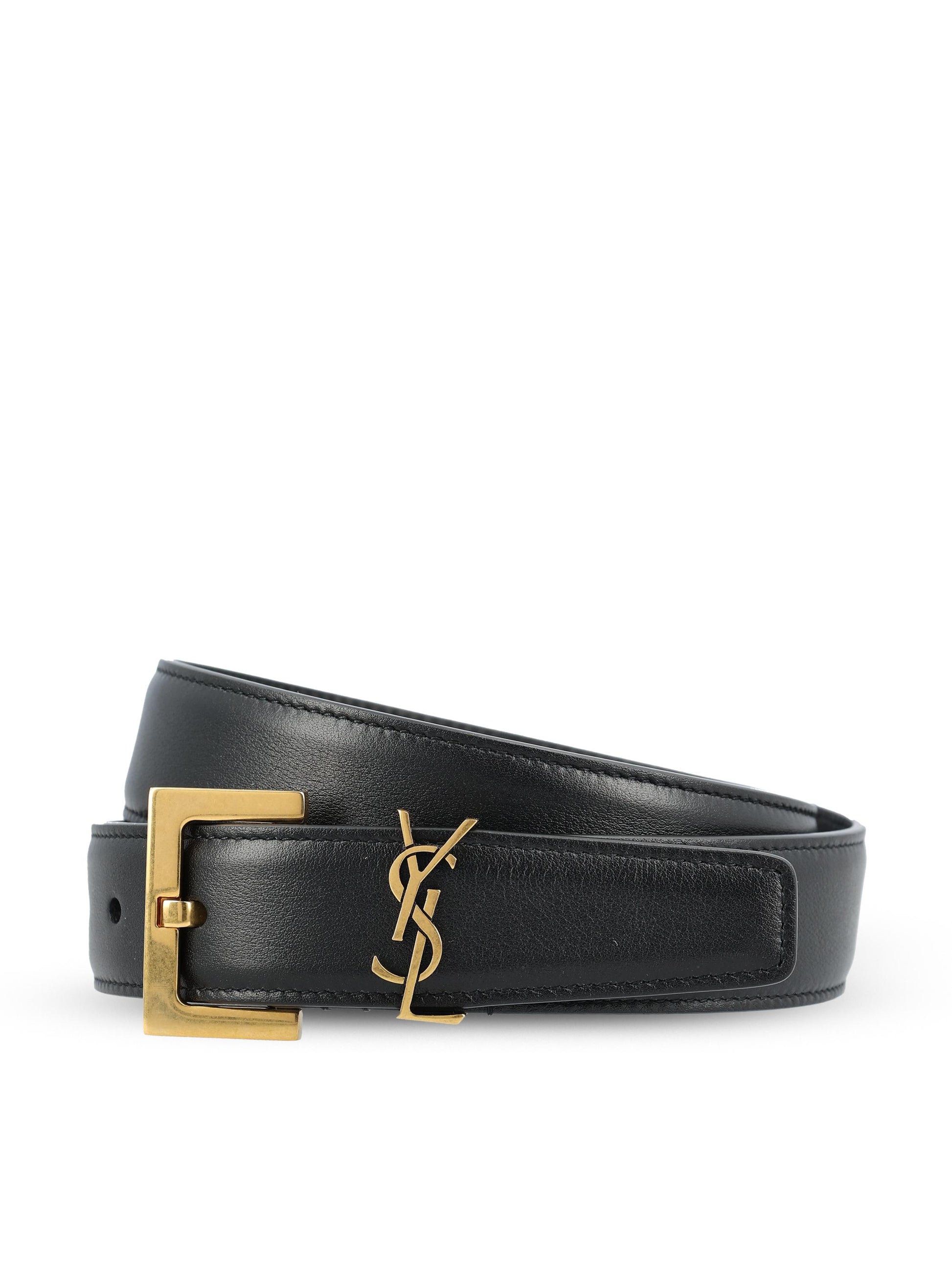 Cintura realizzata in pelle di vitello. 634437 BOO0W1000 SAINT LAURENT 
