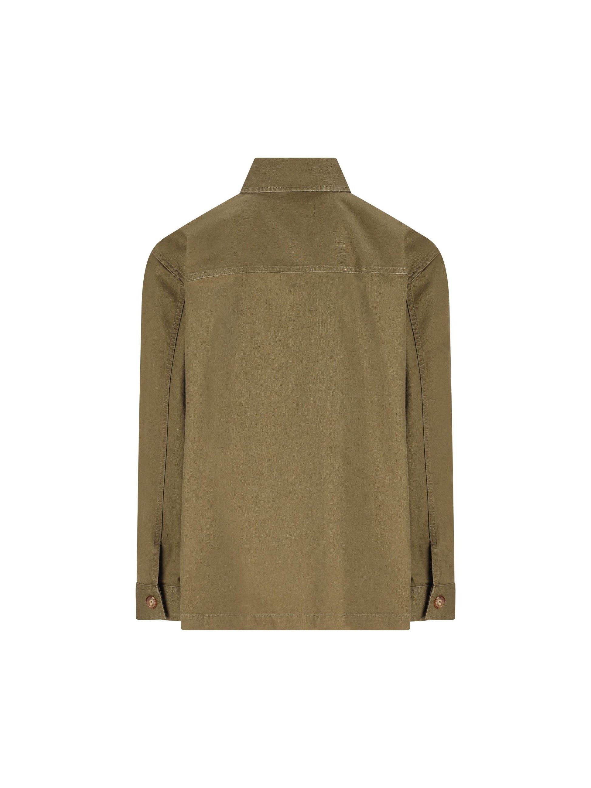 Overshirt realizzata in cotone e lino. 838697 Y253W3530 SAINT LAURENT 