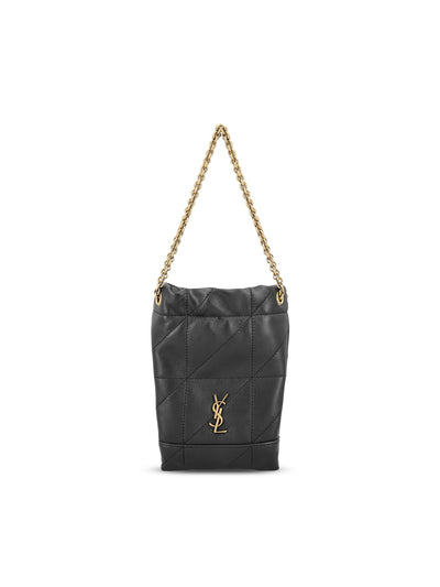 Secchiello realizzato in pelle. 863069 AAB321000 SAINT LAURENT 