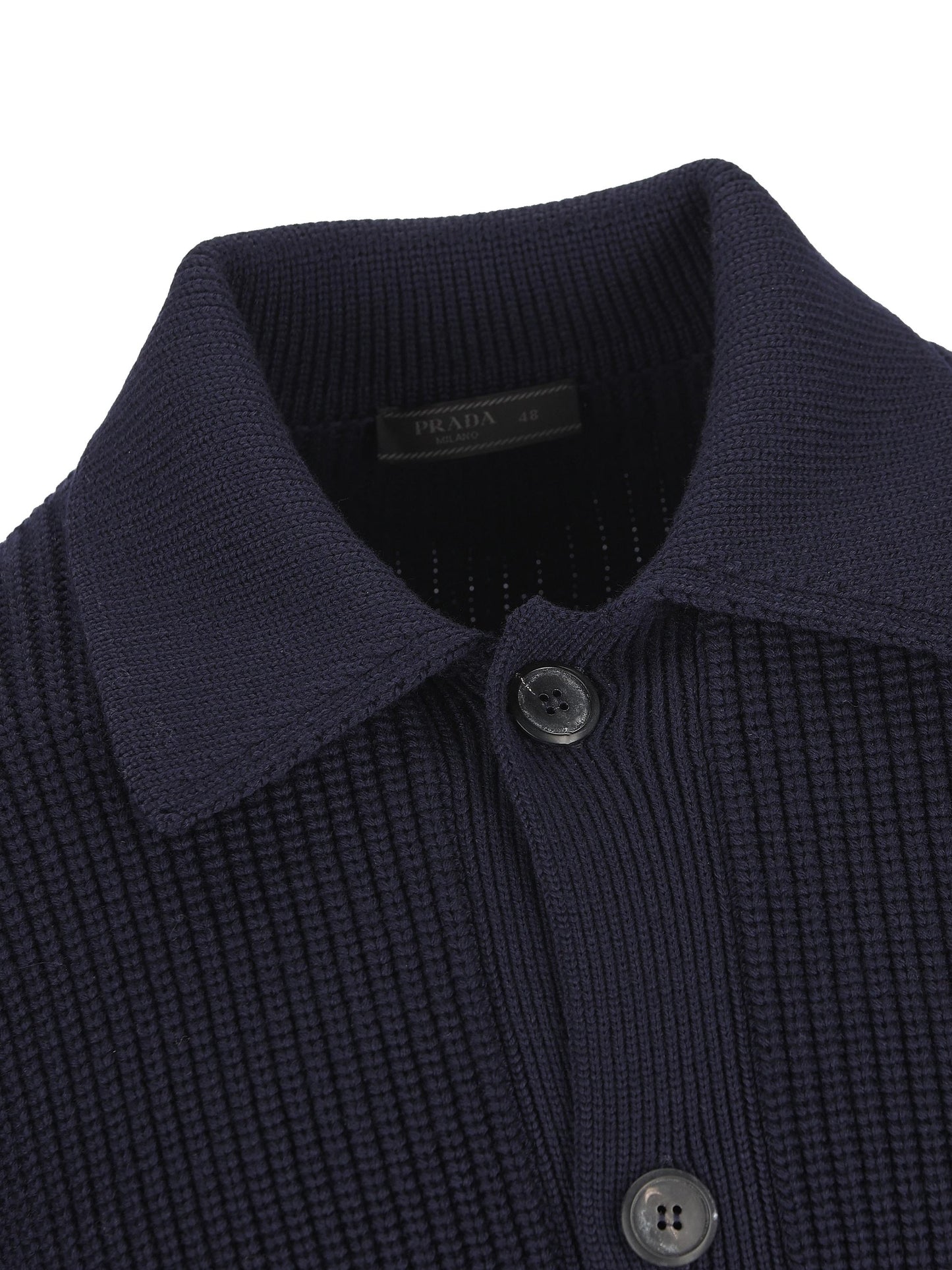 Maglia realizzata in lana vergine. UMG423 1VI6F0008 PRADA 