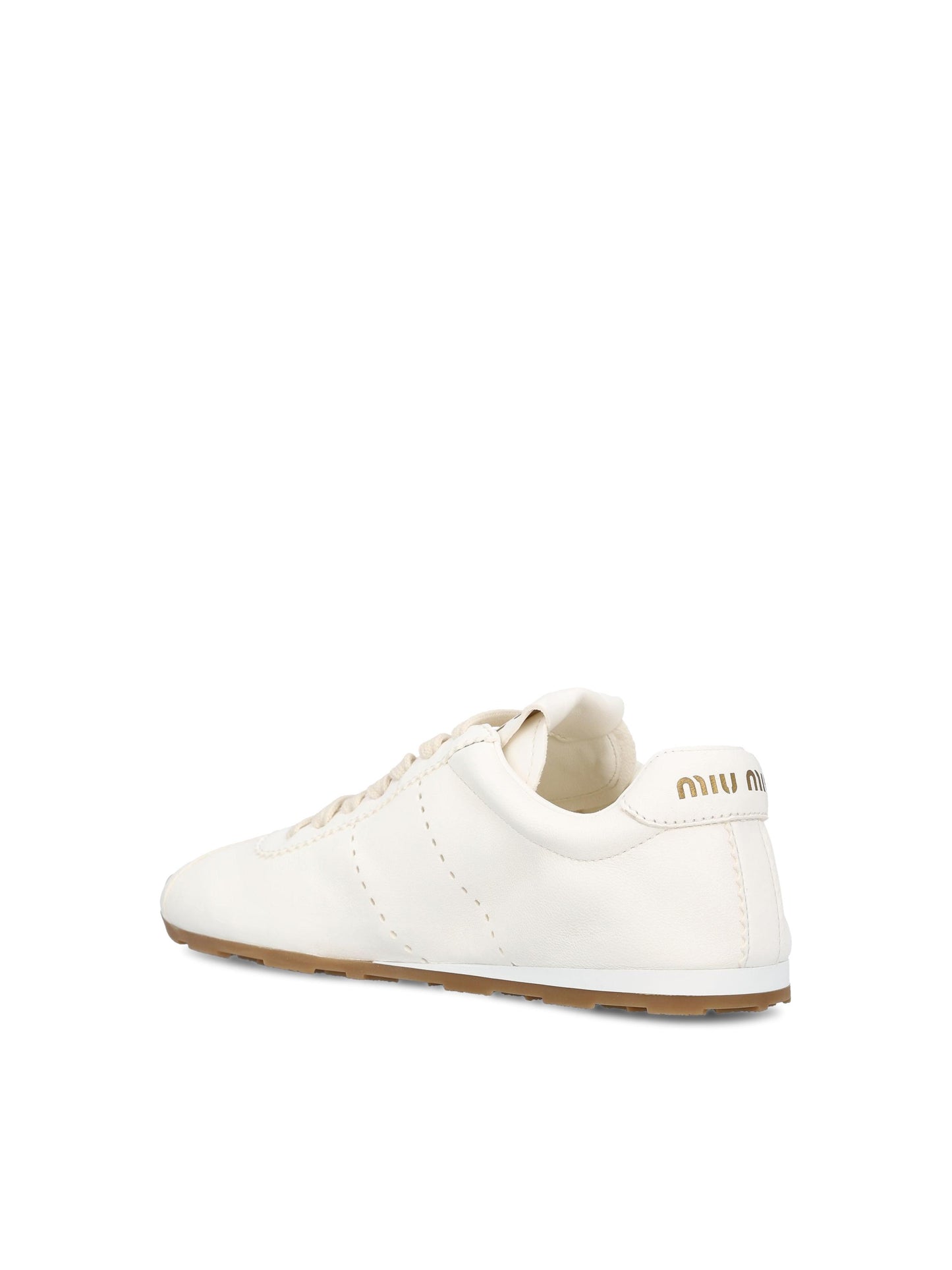 Sneakers realizzate in pelle. 5E114E 038F0304 MIU MIU 