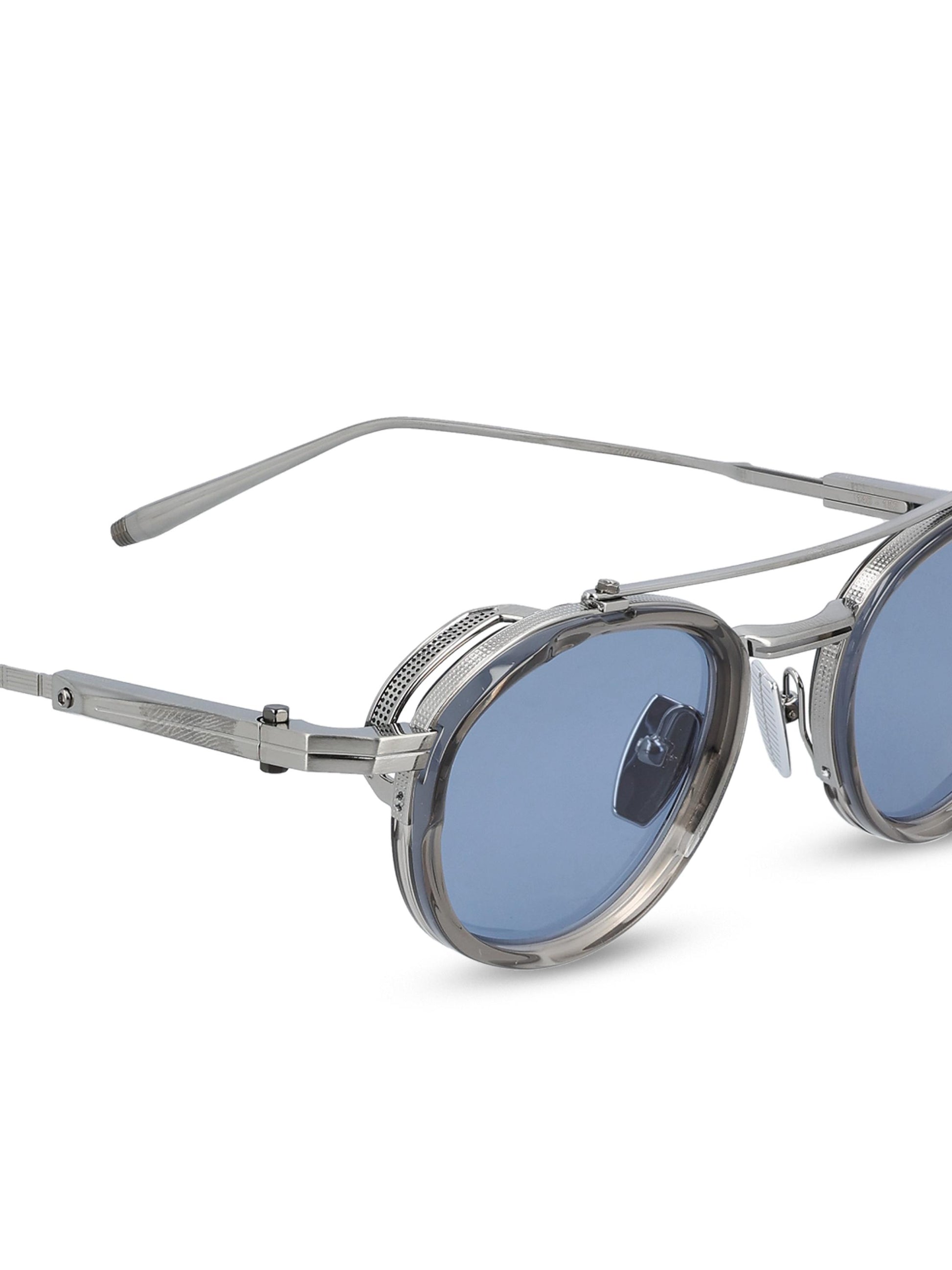 Occhiali da sole realizzati in titanio AKS-512B-46 PLD - GRY AKONI 