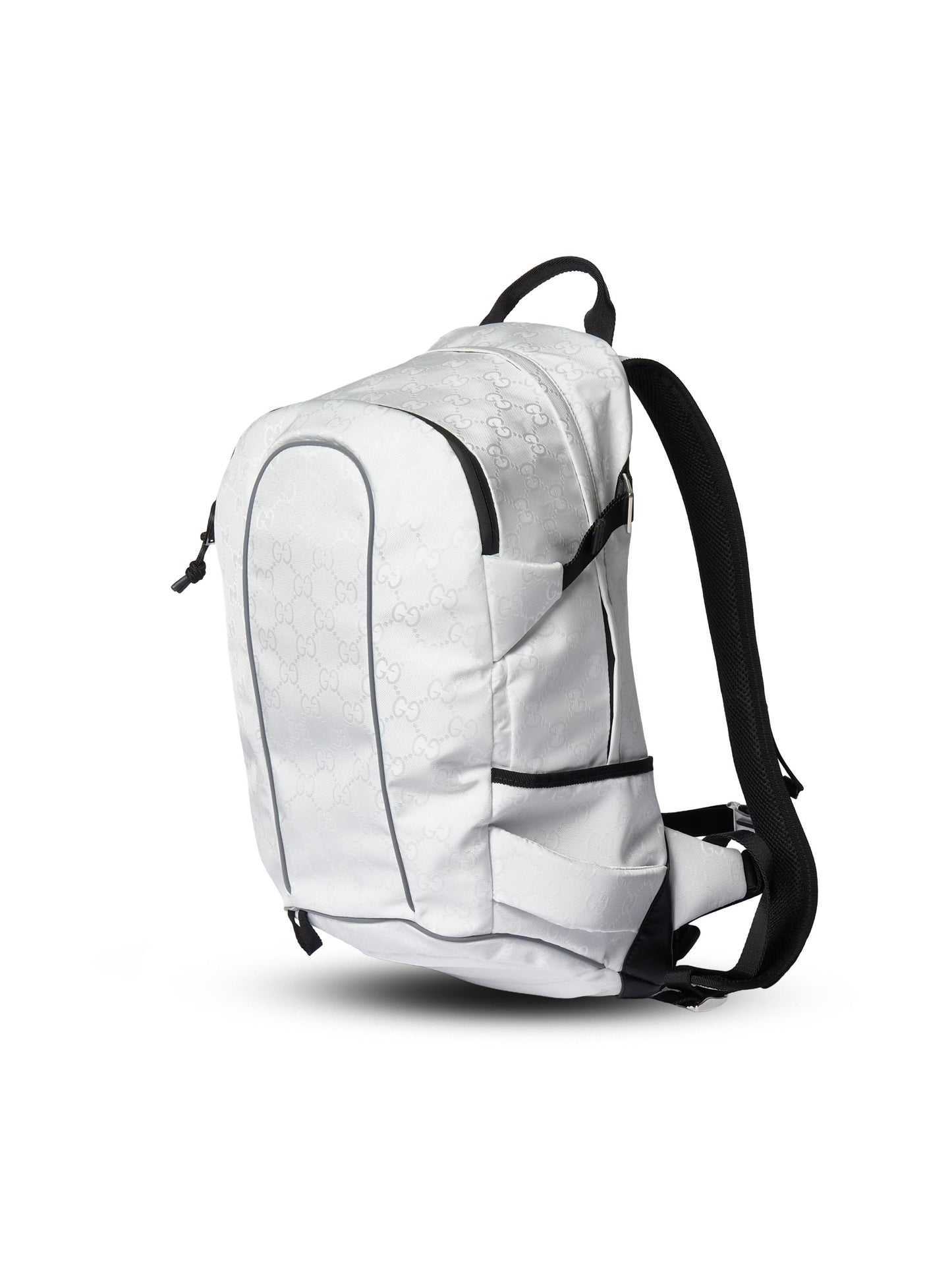 Zaino Piccolo in Nylon GG Jacquard Bianco 834477 FAEPA9041 GUCCI 