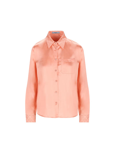 Camicia realizzata in viscosa e seta. P461IR 17UDF0311 PRADA 