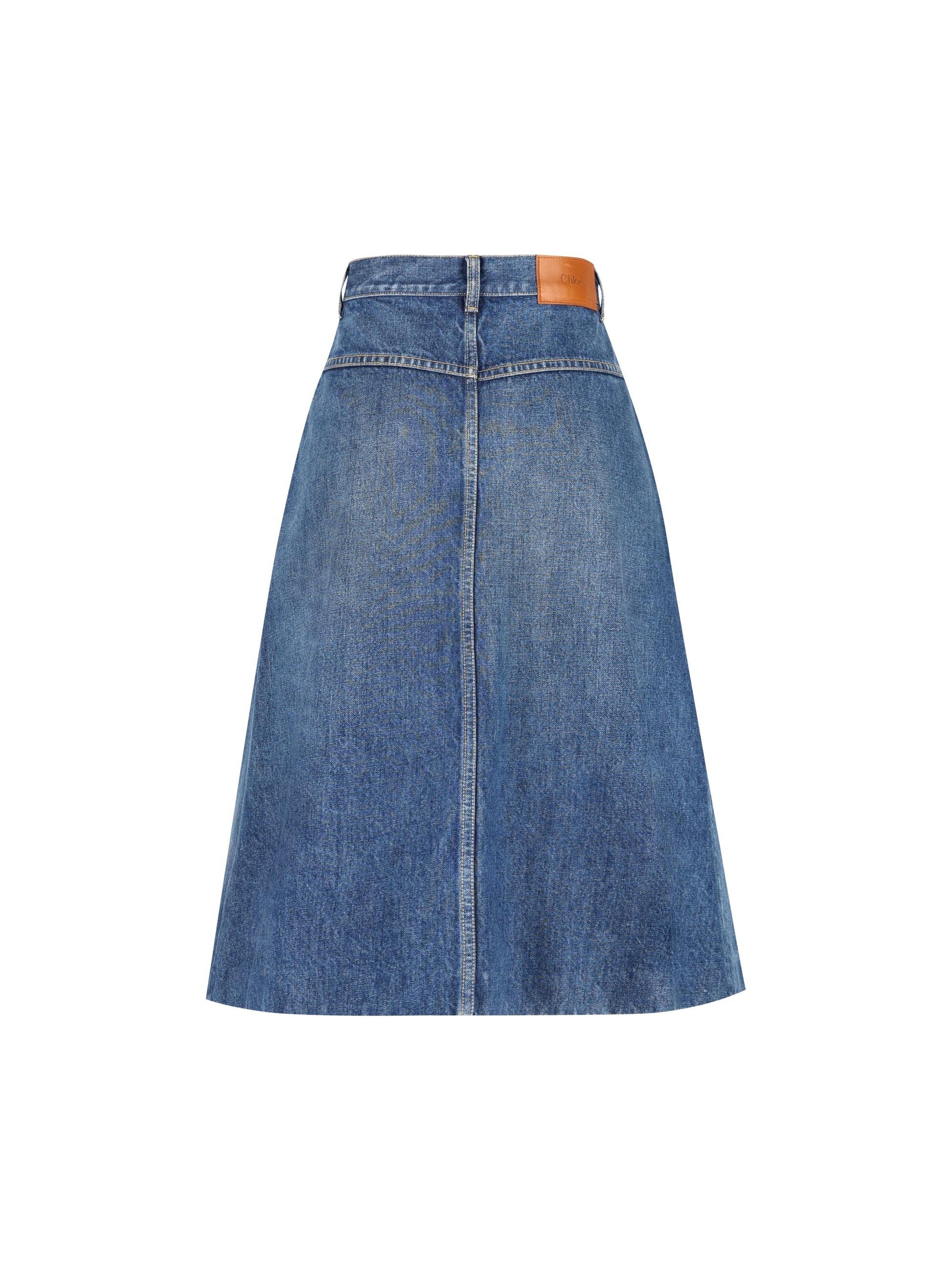 Gonna realizzata in denim. CH25ADJ01251 427 CHLOE' 