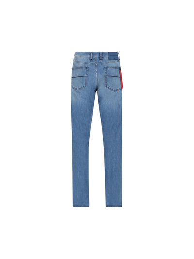 Pantaloni realizzati in cotone. MICHELANGELO DBCSBLUE TRAMAROSSA 