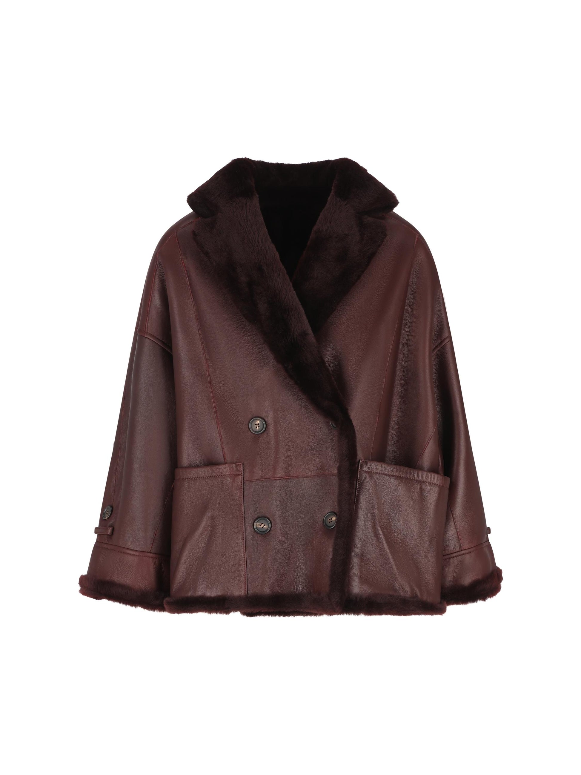 Outerwear in shearling. MPMRA7495 C4243 BRUNELLO CUCINELLI 