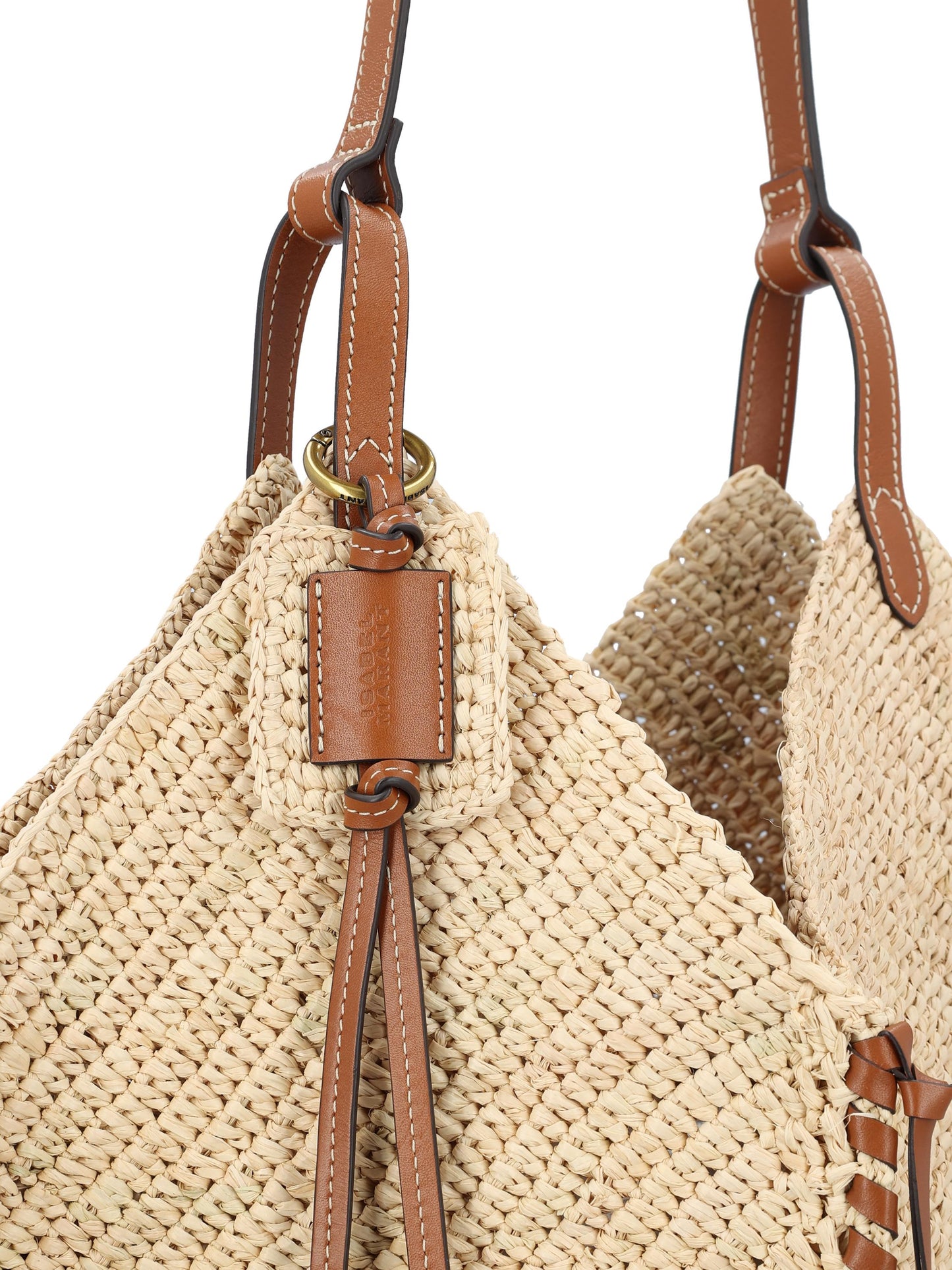 Borsa realizzata in rafia 25PPM0066FA-C1X07M NLCG ISABEL MARANT 