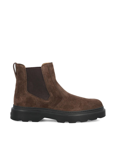 Stivaletti in pelle scamosciata. XXM24L0IR30RE0 9999 TOD'S 
