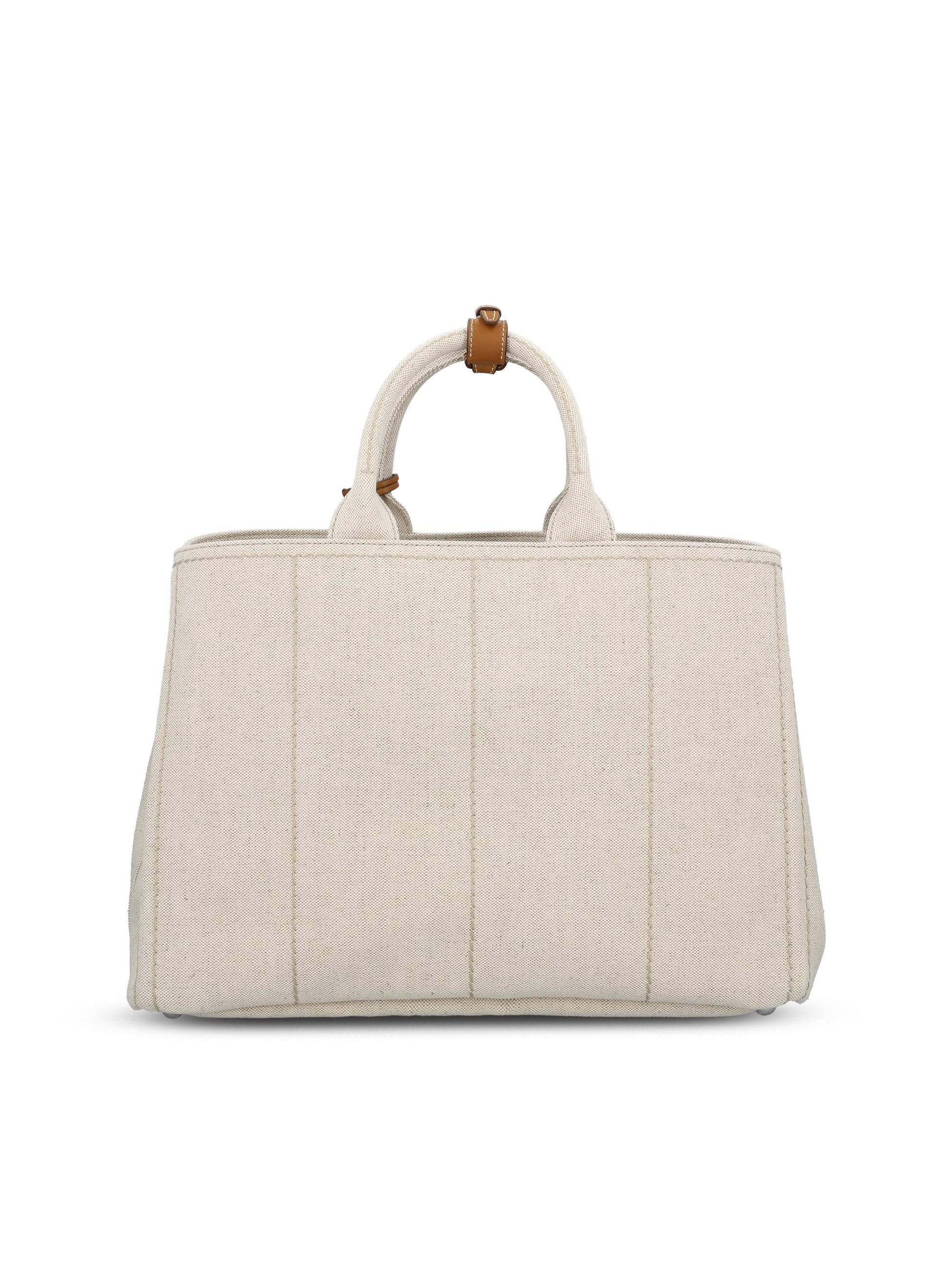 Borsa realizzata in cotone e lino. 2VG131 2CX9F0018 PRADA 