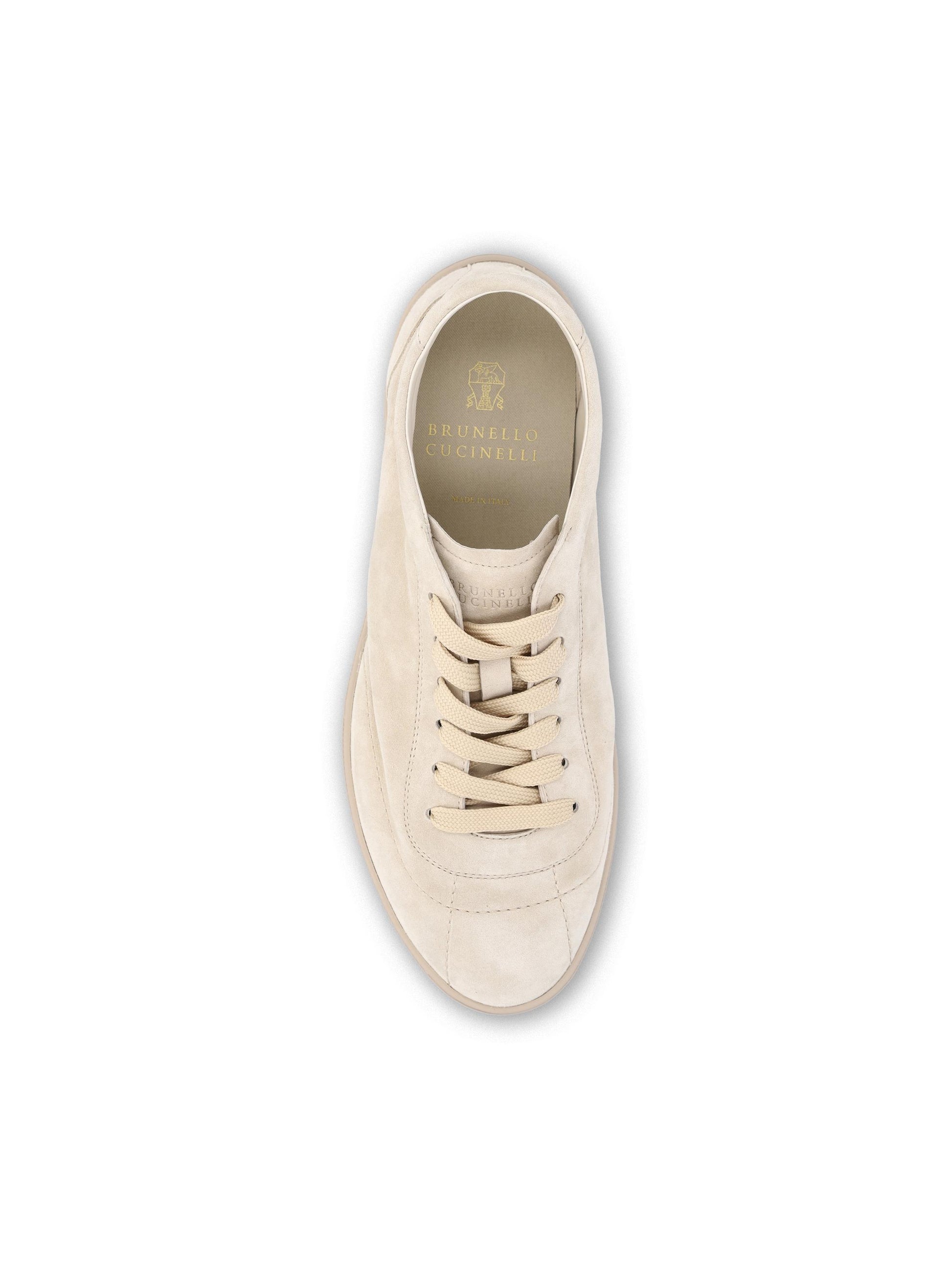 Sneakers realizzate in pelle scamosciata. MZUCAHN345 C2760 BRUNELLO CUCINELLI 